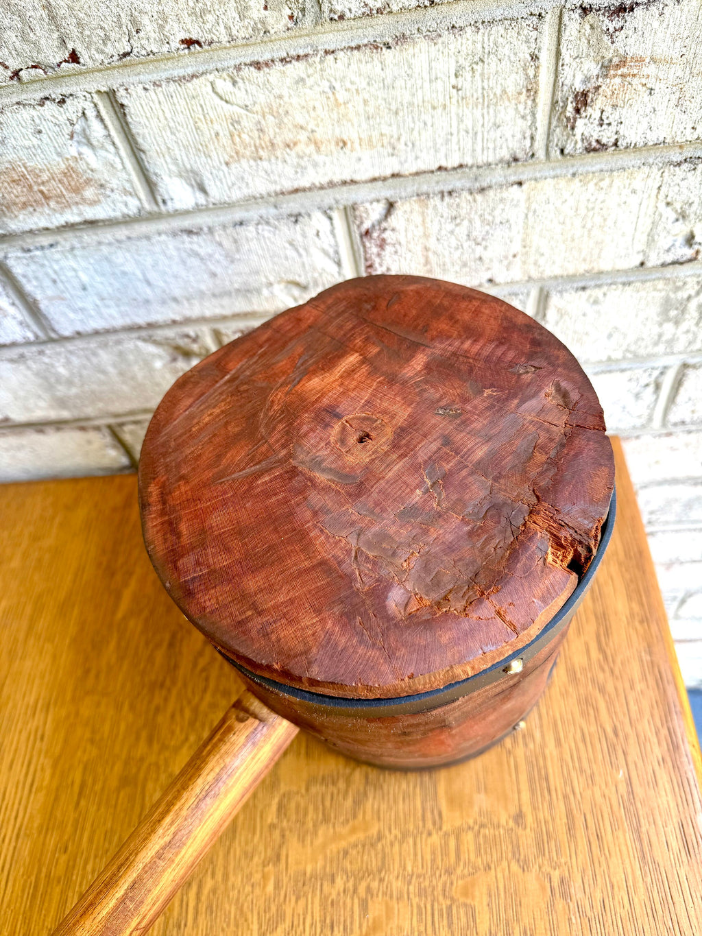 Vtg Large Wood Mallet | Hand Made Wooden Mallet | Decor Circus Mallet | Wooden Industrial Mallet | Wood Strongman Mallet| Sledge Hammer