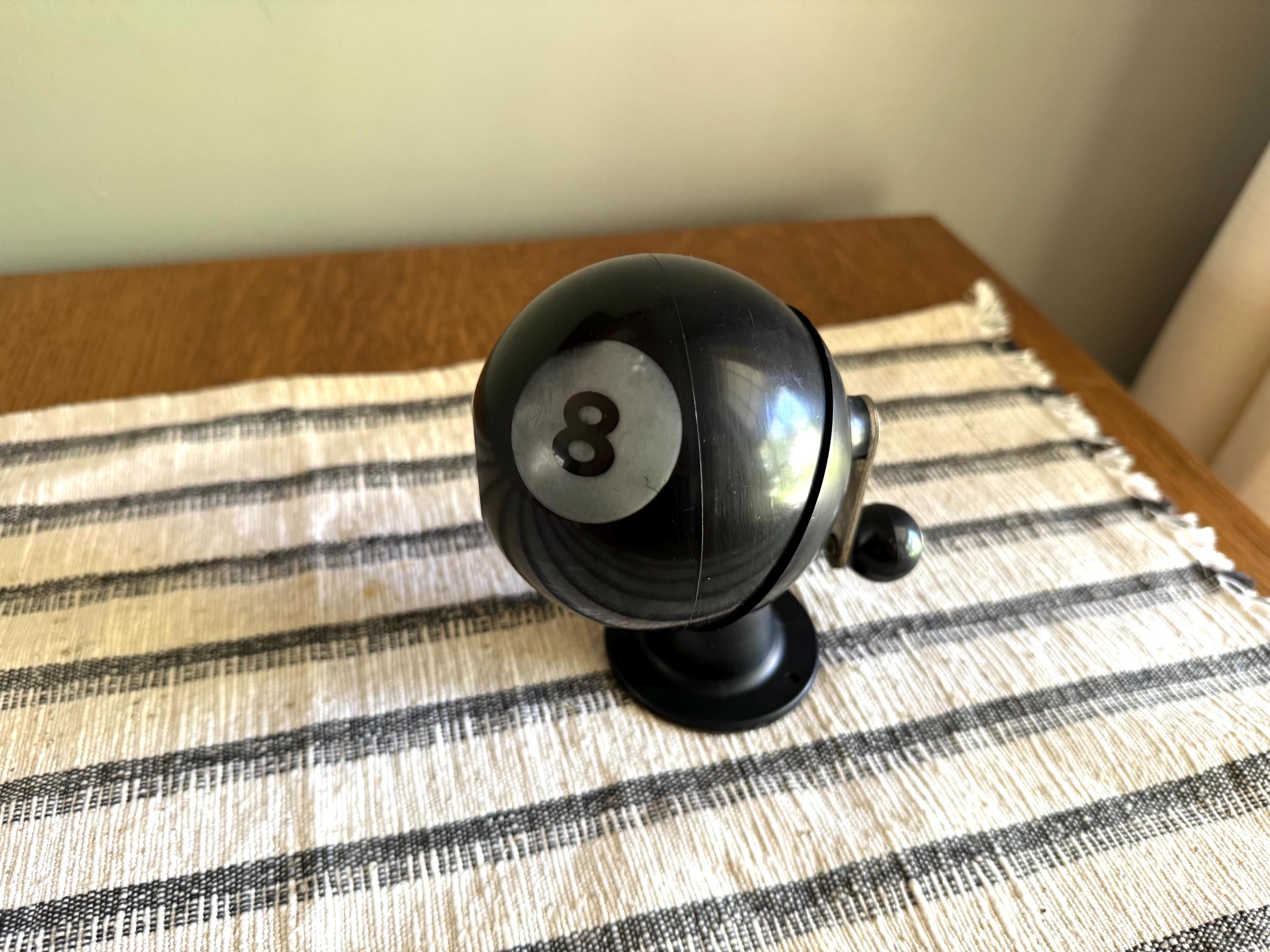 Vtg MCM Eight Ball Berol Pencil Sharpener | Eight Ball Berol Sharpener | Wall Mounted Pencil | MCM Ball Table Top Pencil Sharpener