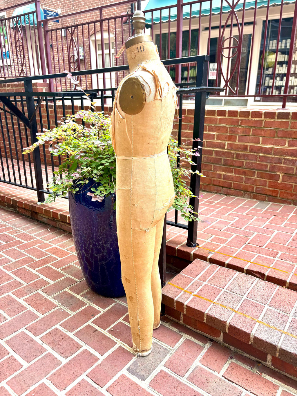 Vtg Distressed Wolf Dress Form | 1956 Pre-teen Dress Form | Hanging Dress Form | Seamstress Gift | Clothing Display | Wolf Model Form