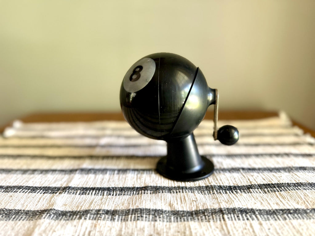 Vtg MCM Eight Ball Berol Pencil Sharpener | Eight Ball Berol Sharpener | Wall Mounted Pencil | MCM Ball Table Top Pencil Sharpener