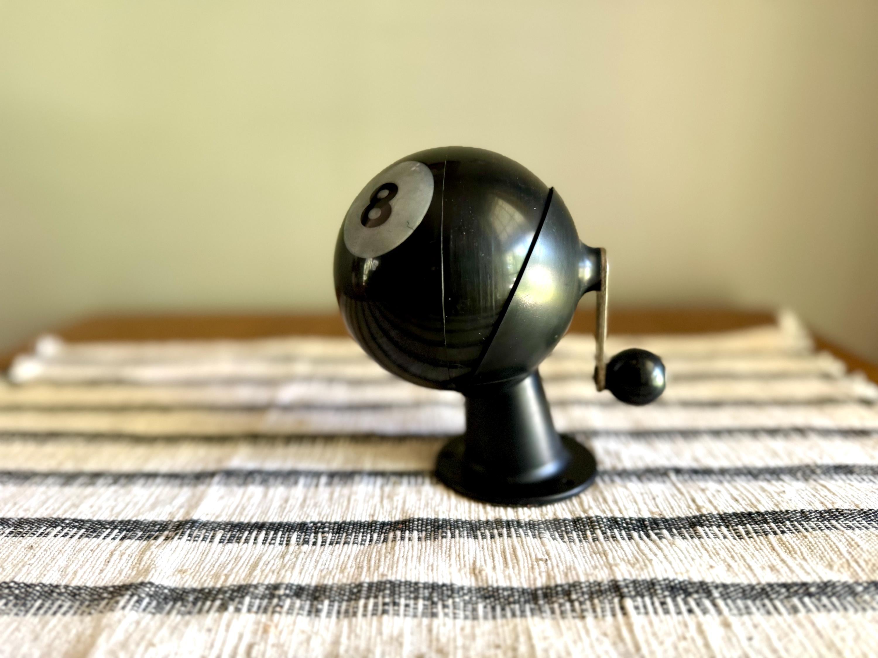 Vtg MCM Eight Ball Berol Pencil Sharpener | Eight Ball Berol Sharpener | Wall Mounted Pencil | MCM Ball Table Top Pencil Sharpener
