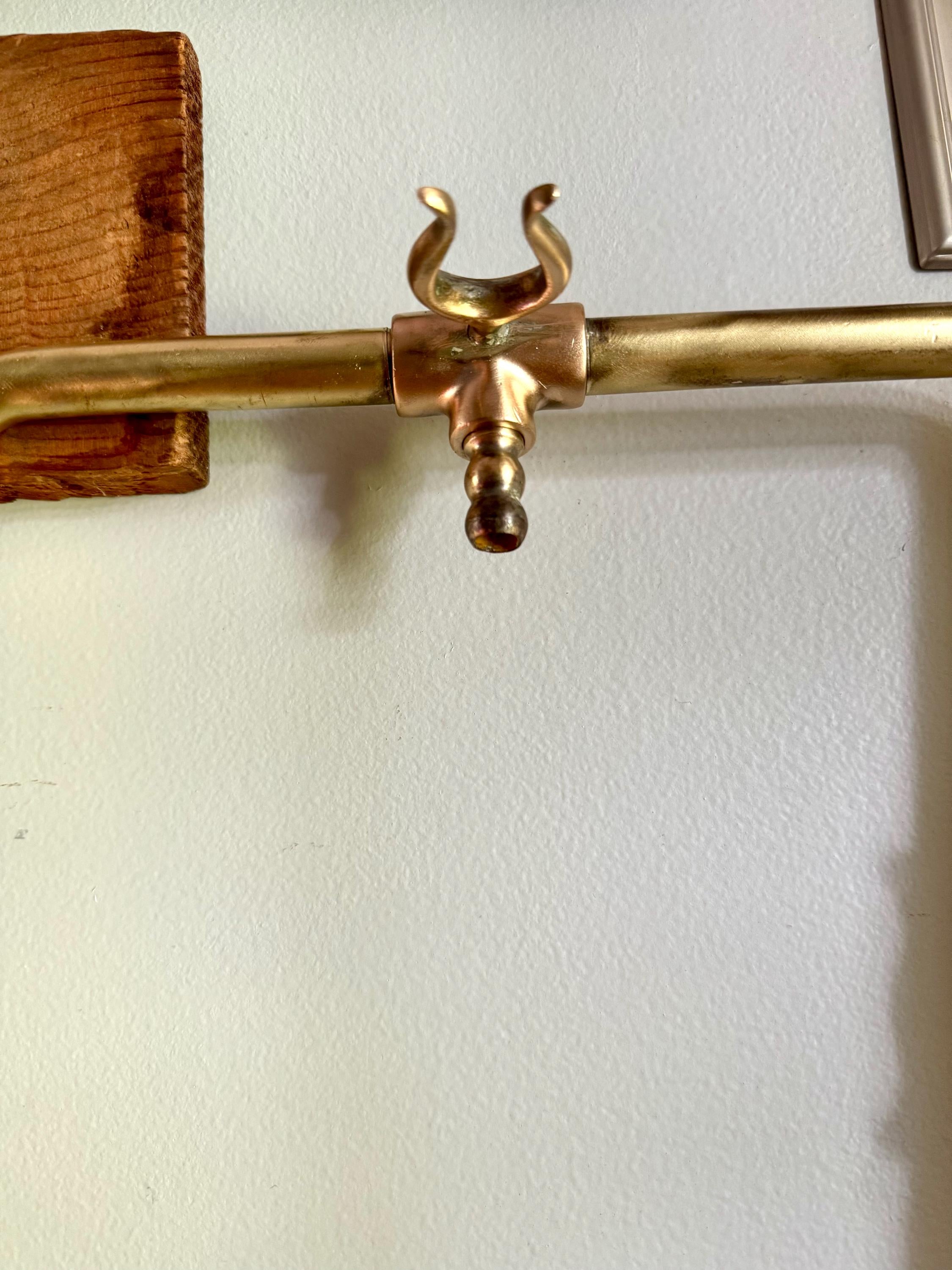 Vtg Republic Brass Tub Filler Faucets | Brass Basin Taps | Brass Hot and Cold  Faucets | Antique Water Faucet| Brass 1800's Tub Filler
