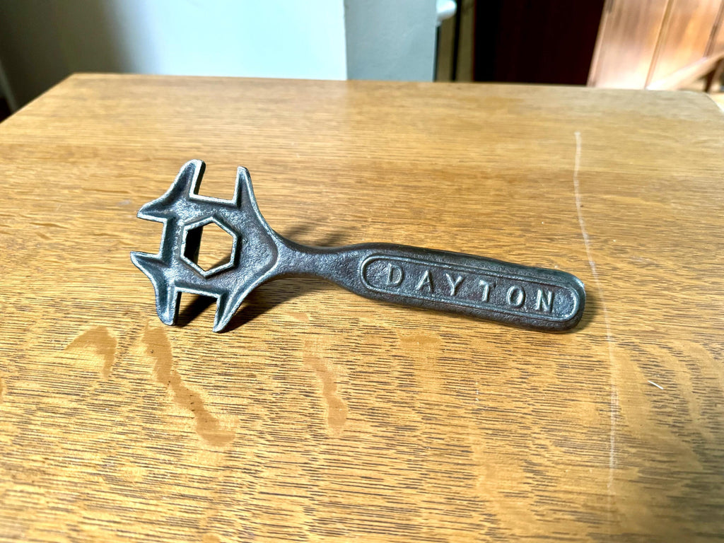 Antique Dayton Buggy Company | Dayton Carriage Wrench | Antique 1800's Carriage Dayton Wrench | Antique Tools | Implement Wrench