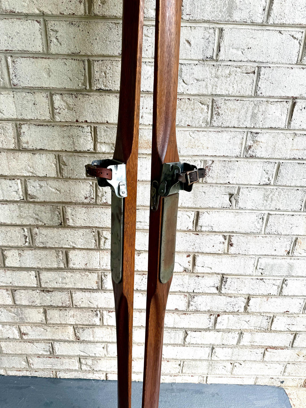 Antique Pair of Northland Wooden Skis | Hickory Wood Skis | Cabin Decor | Antique Snow Skis | Wooden Snow Skis | Hickory Snow Skis