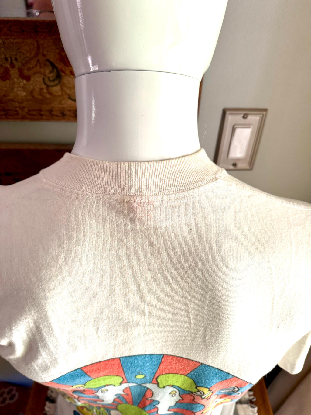Vtg 1970’s Original “Peter Max” Pop Art Two-Sided T-Shirt| Hippie, Psychedelic 70’s Tee Shirt | Single Stitch Peter Max T-shirt