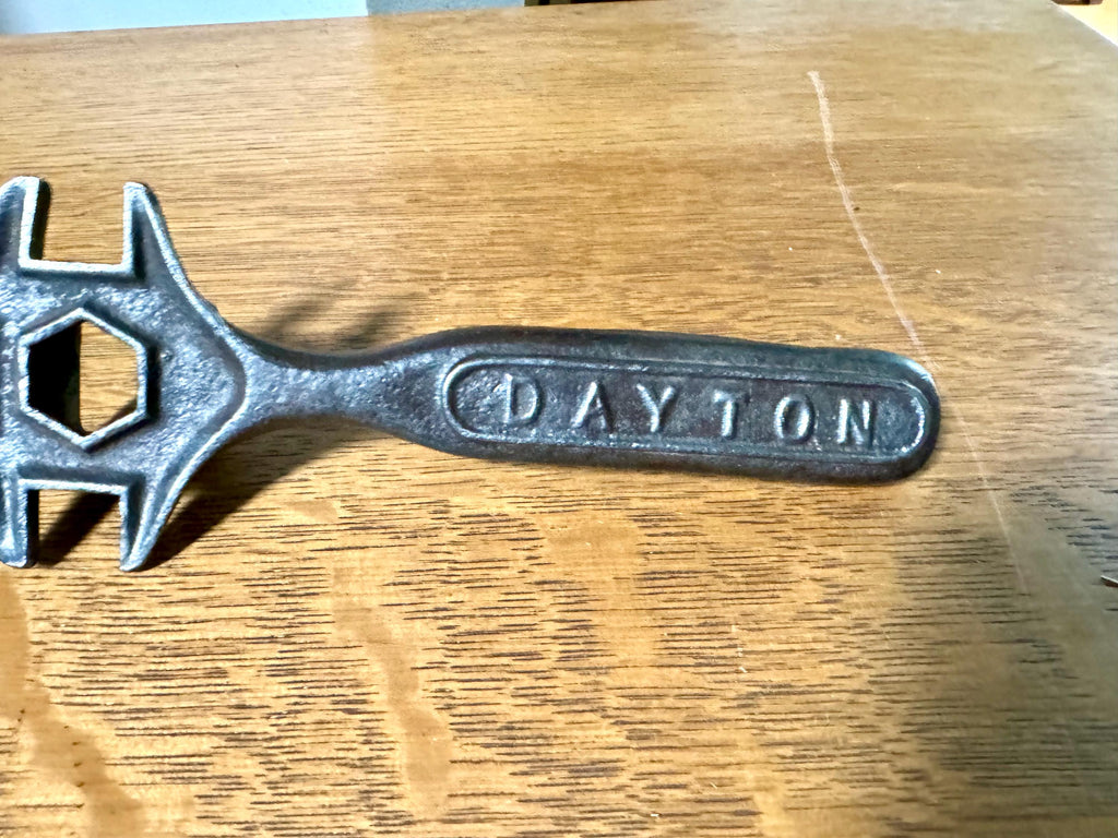 Antique Dayton Buggy Company | Dayton Carriage Wrench | Antique 1800's Carriage Dayton Wrench | Antique Tools | Implement Wrench