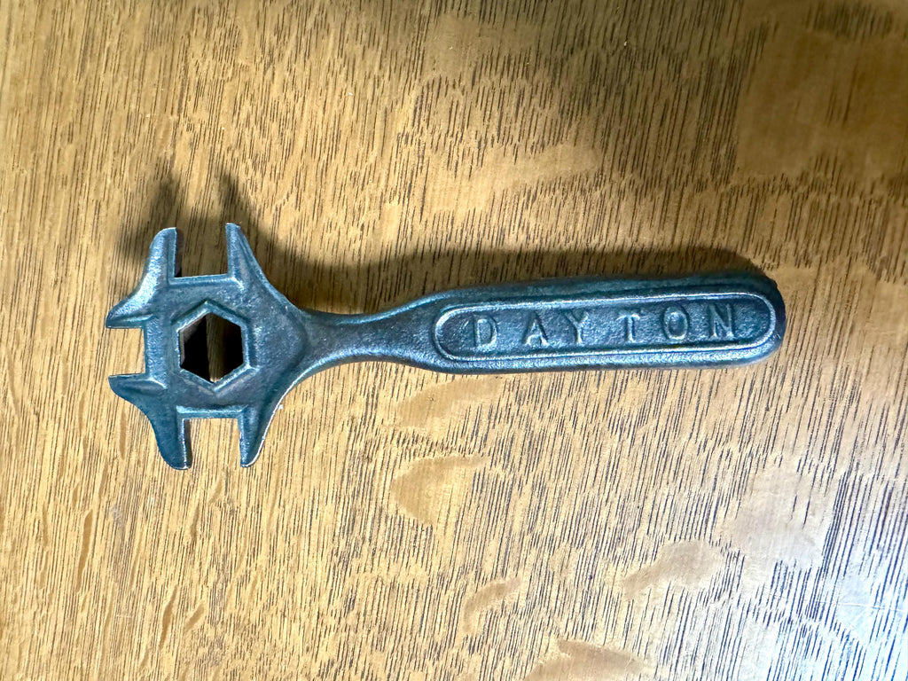 Antique Dayton Buggy Company | Dayton Carriage Wrench | Antique 1800's Carriage Dayton Wrench | Antique Tools | Implement Wrench