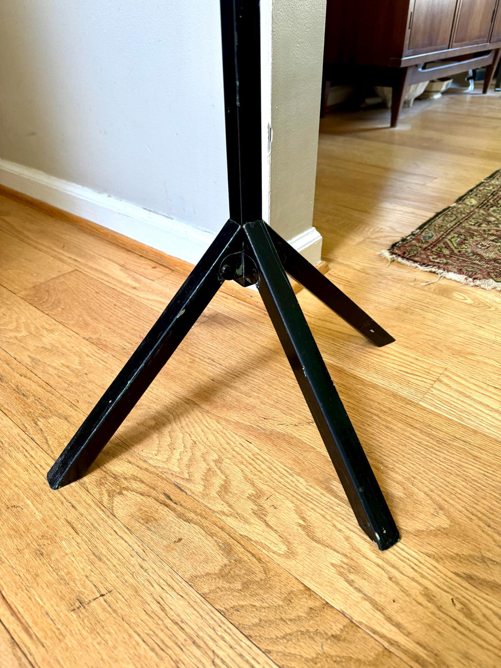 Vintage Clothes Umbrella Drying Rack | Metal and Wood Clothes Rack | Metal Armed Clothes Rack | Folding Clothes Rack| Collapsible Towel Rack