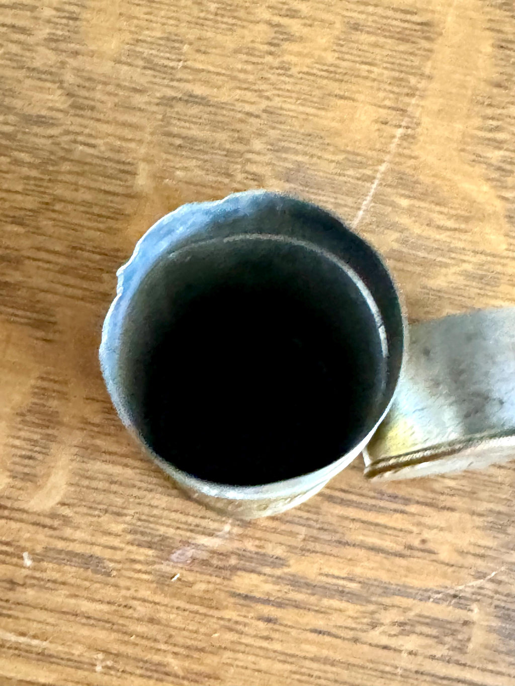 Antique Rexall Shaving Stick Tin | Distressed Gold Toned Rexall Shaving Stick Tin | United Drug Company Tin | Advertisement Storage Tin