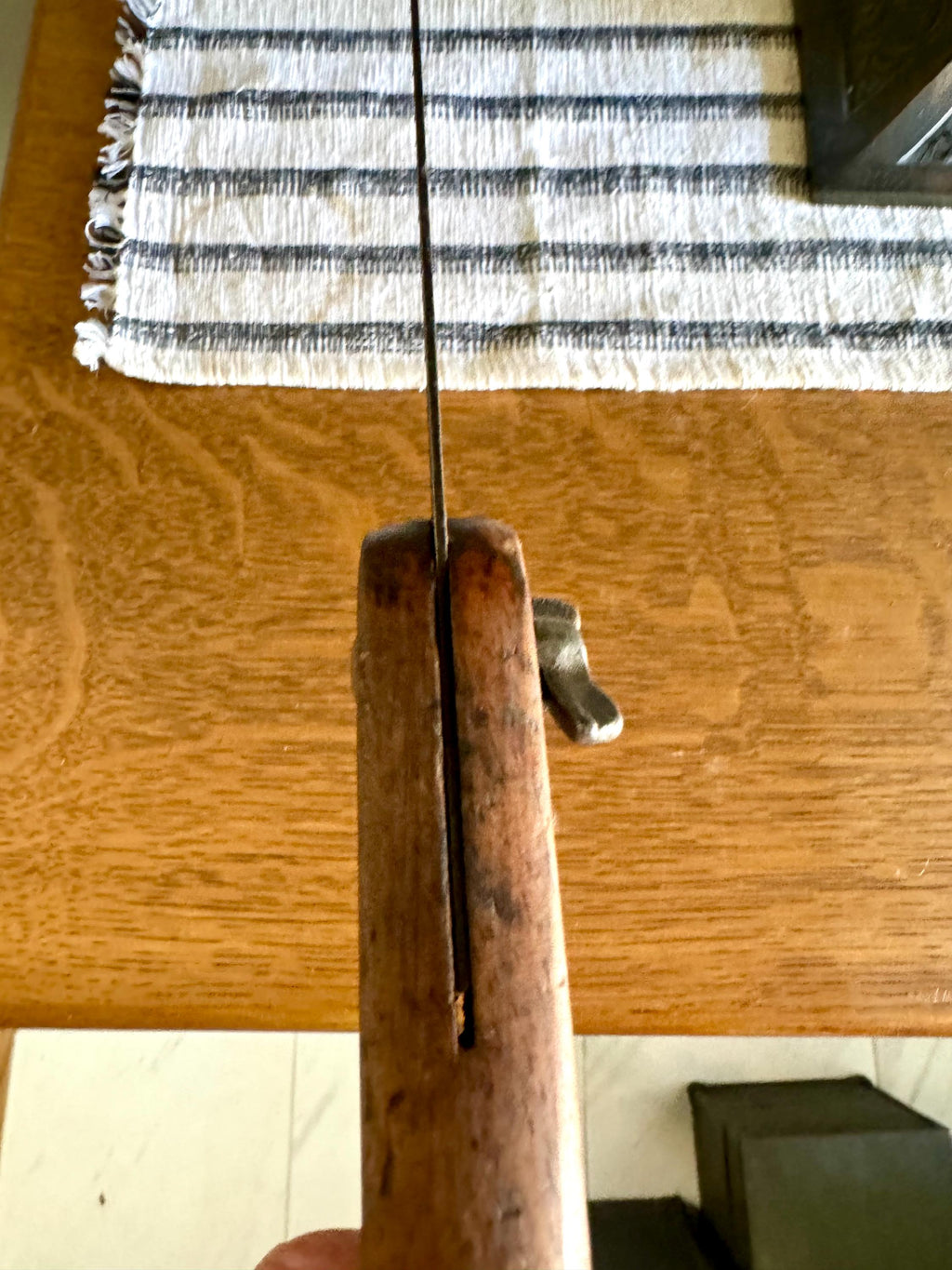 Open Handle Keyhole Saw | Vintage Wood Handled Keyhole Saw | Antique Keyhole Saw | Pistol Grip Keyhole Saw