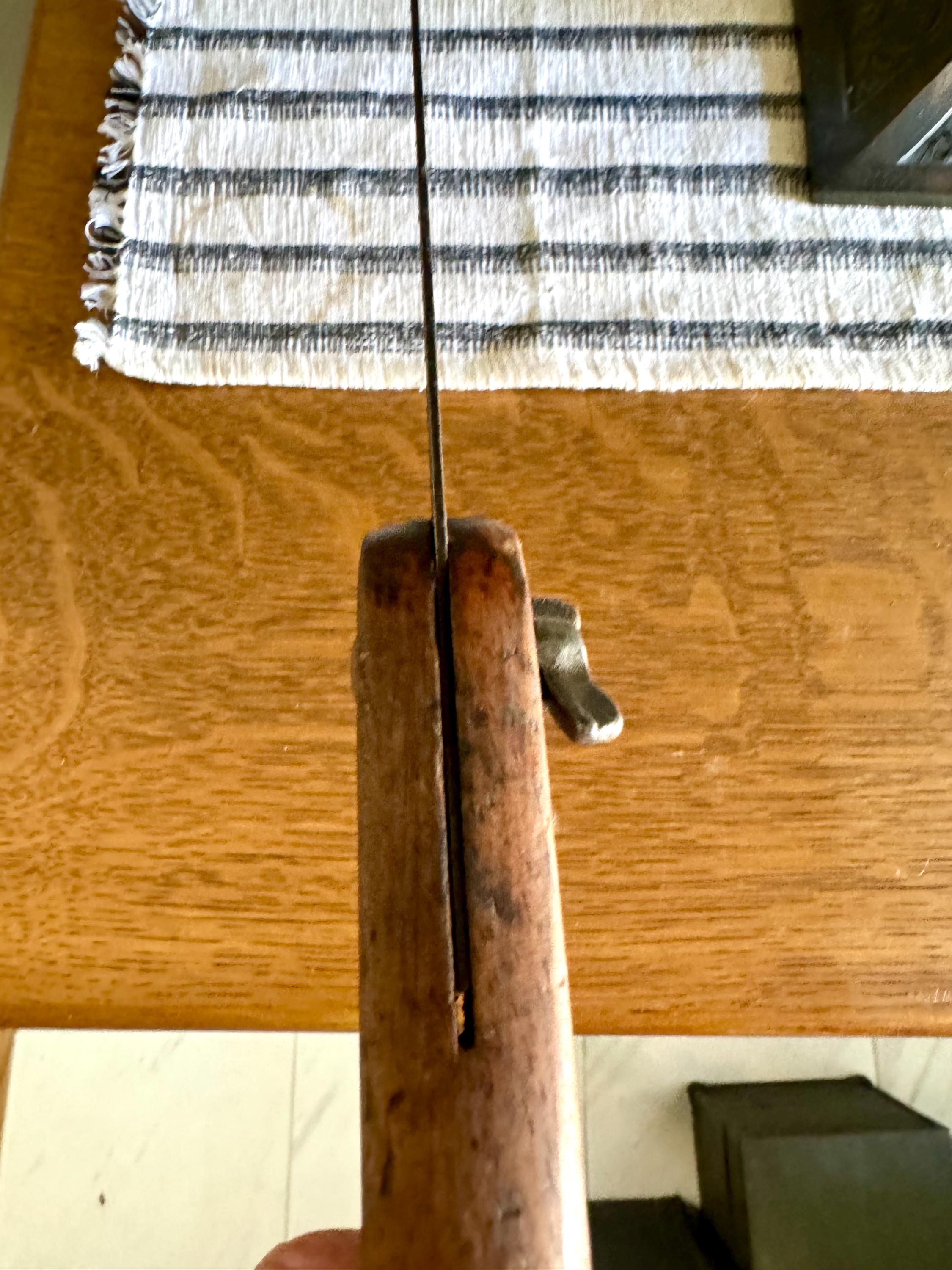 Open Handle Keyhole Saw | Vintage Wood Handled Keyhole Saw | Antique Keyhole Saw | Pistol Grip Keyhole Saw