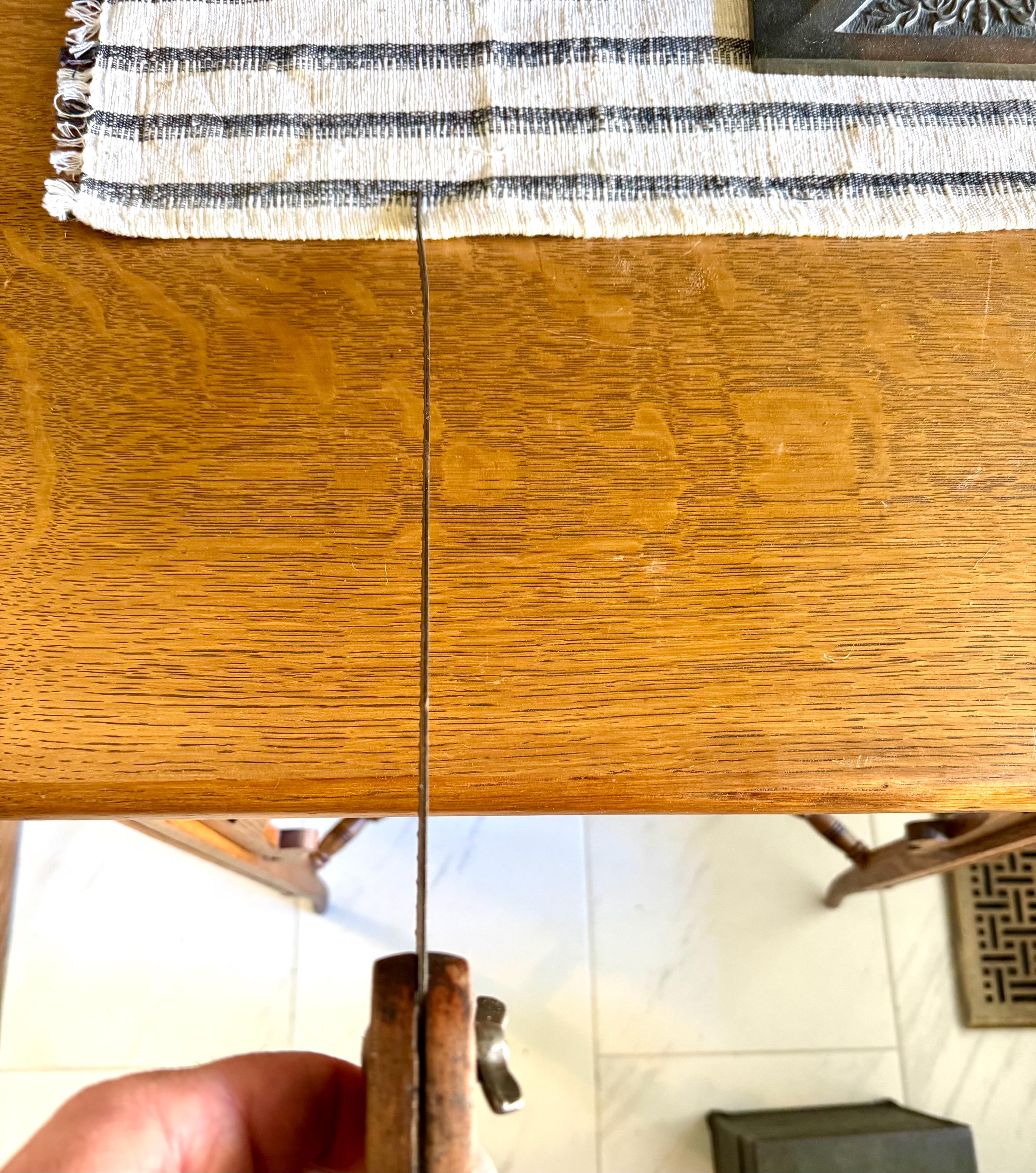 Open Handle Keyhole Saw | Vintage Wood Handled Keyhole Saw | Antique Keyhole Saw | Pistol Grip Keyhole Saw