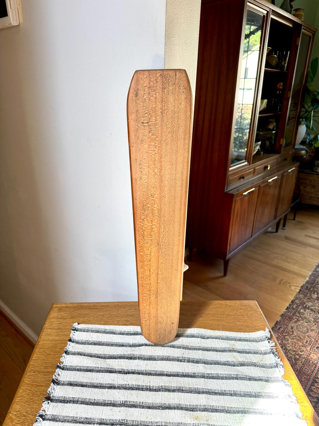 Vintage Coffin Shaped Wooden Skateboard | Coffin Shaped Wood Skateboard With Metal Wheels | Vintage Skateboard | Antique Wood Skateboard