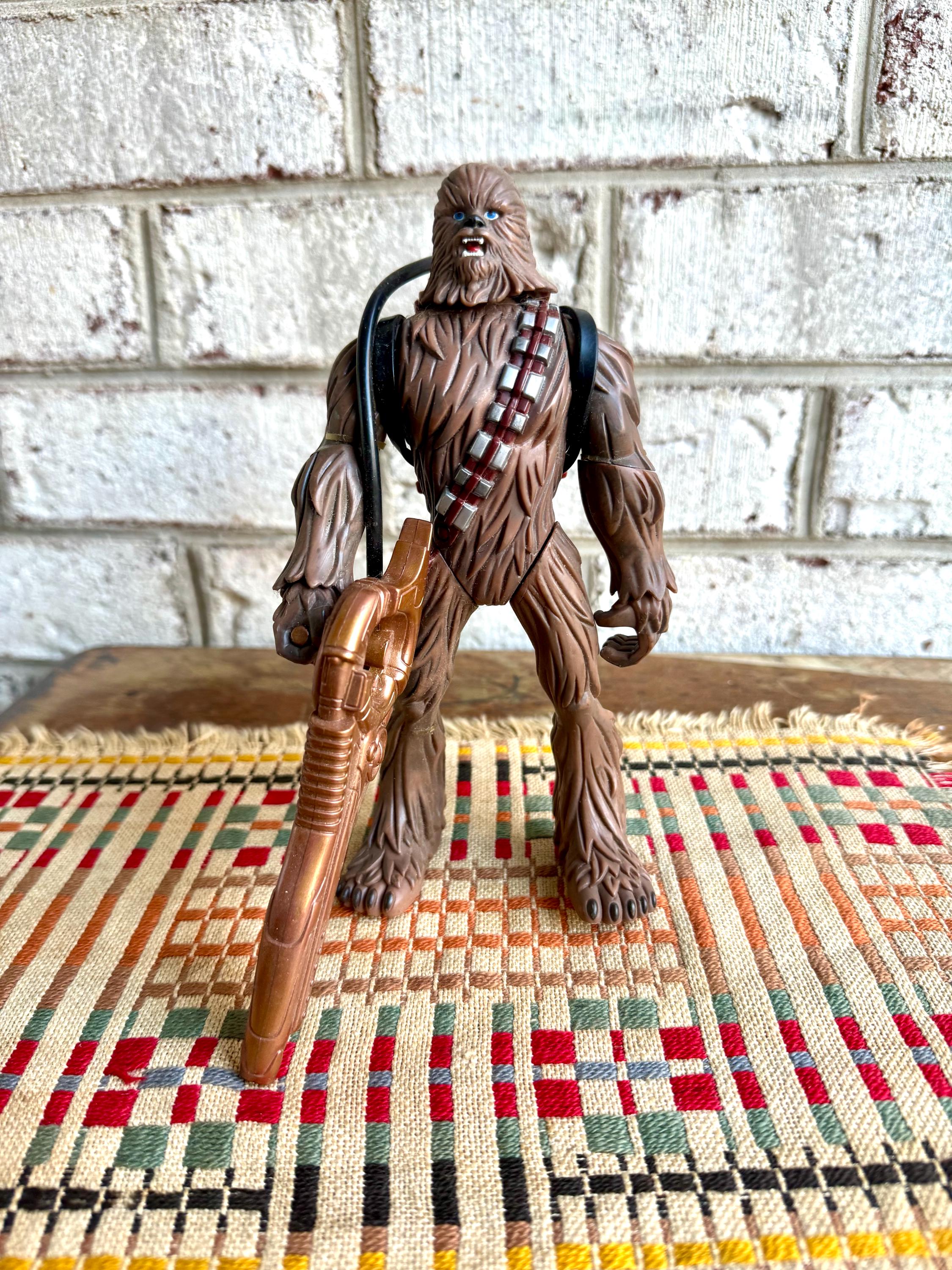 Star Wars Hasbro Chewbacca Action Figure | Star Wars Force Battlers Chewbacca Wookie 8" Loose Action Figure with Gun