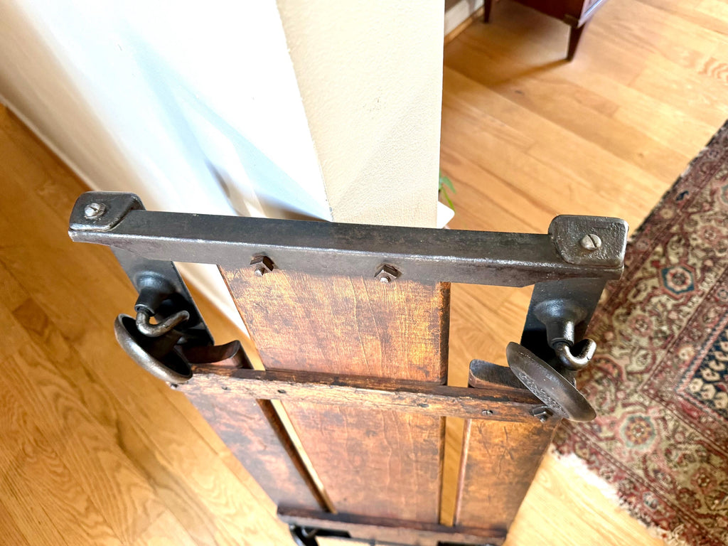 Vtg Metal and Wood Lisle Mechanics Creeper | Jeepers Creepers Industrial Automotive Creeper | Ralco Roller Automotive Wall Decor Creeper