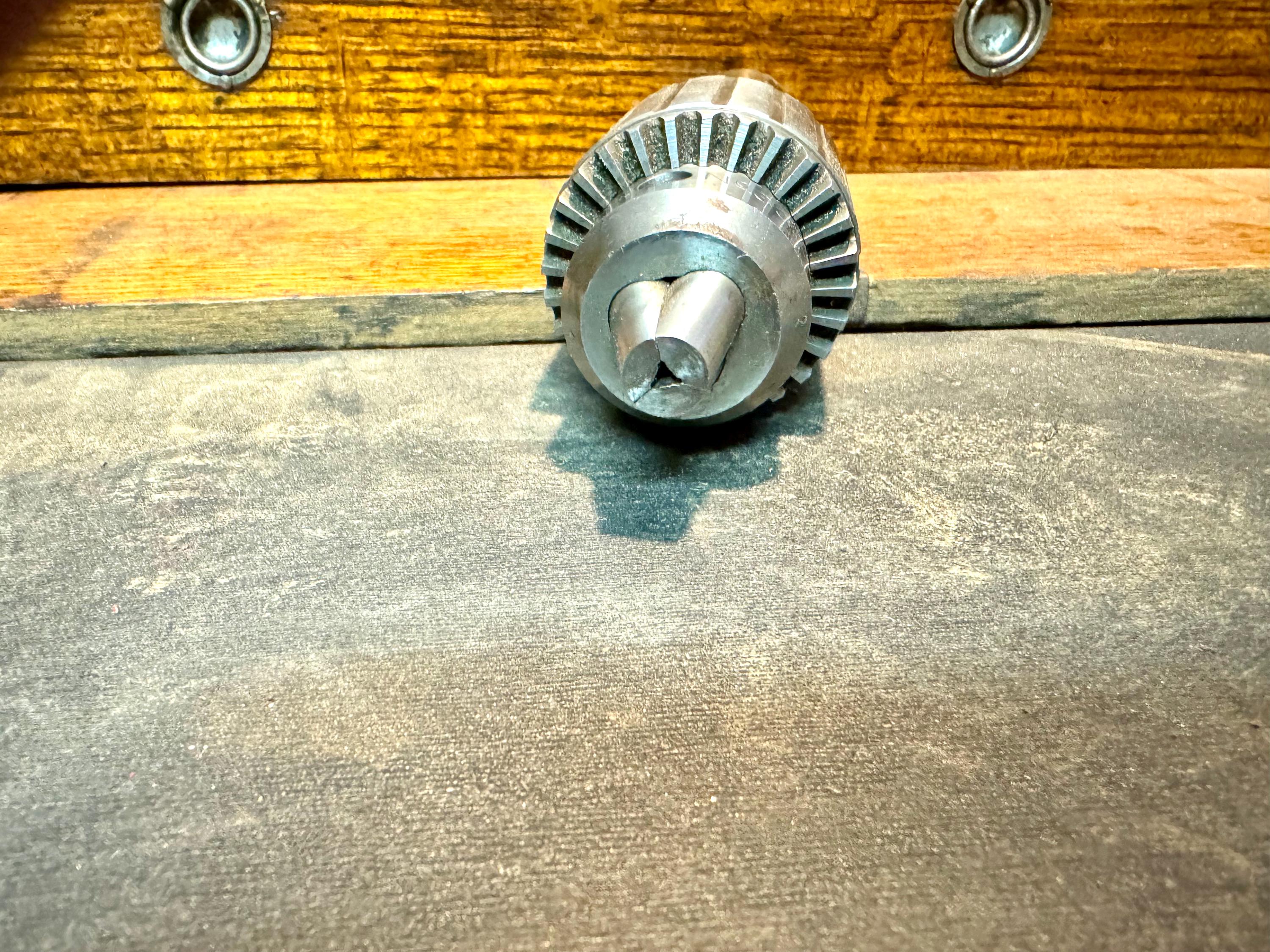 Vtg Jacobs No. 33 Chuck | Machinist Jacobs No. 33 Chuck | 5/65 - 1/2" Chuck | Machinist Milling Chuck with Shaft