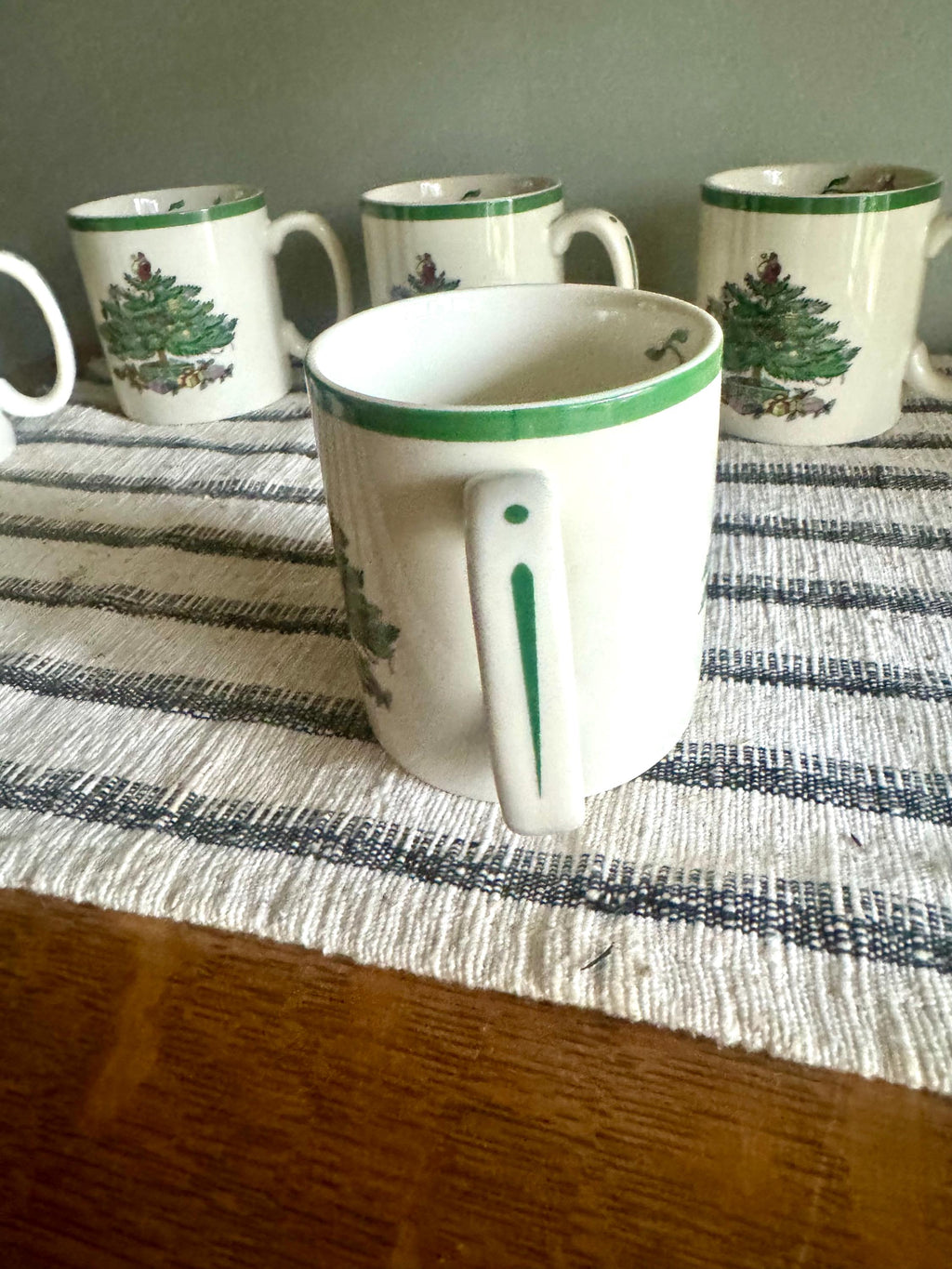 Vtg Spode Christmas Coffee Mug | Spode Christmas Tree Coffee Cup | Christmas Dishes | Christmas Holiday Mugs (8 Cups Avail)