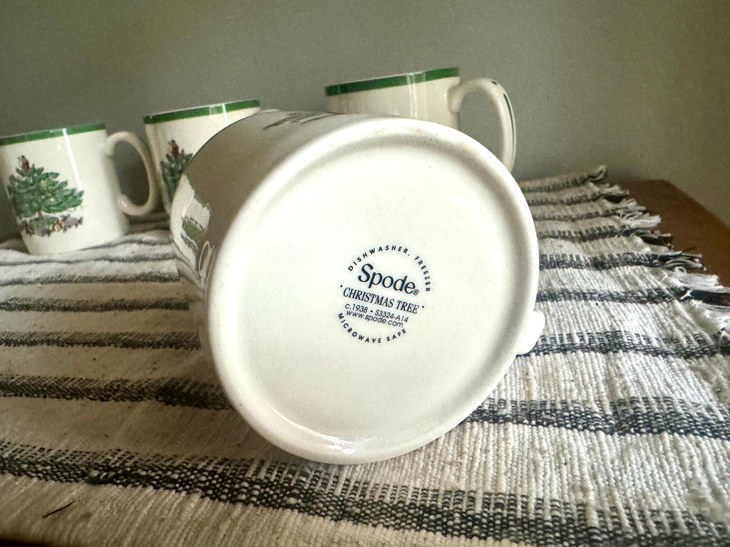 Vtg Spode Christmas Coffee Mug | Spode Christmas Tree Coffee Cup | Christmas Dishes | Christmas Holiday Mugs (8 Cups Avail)