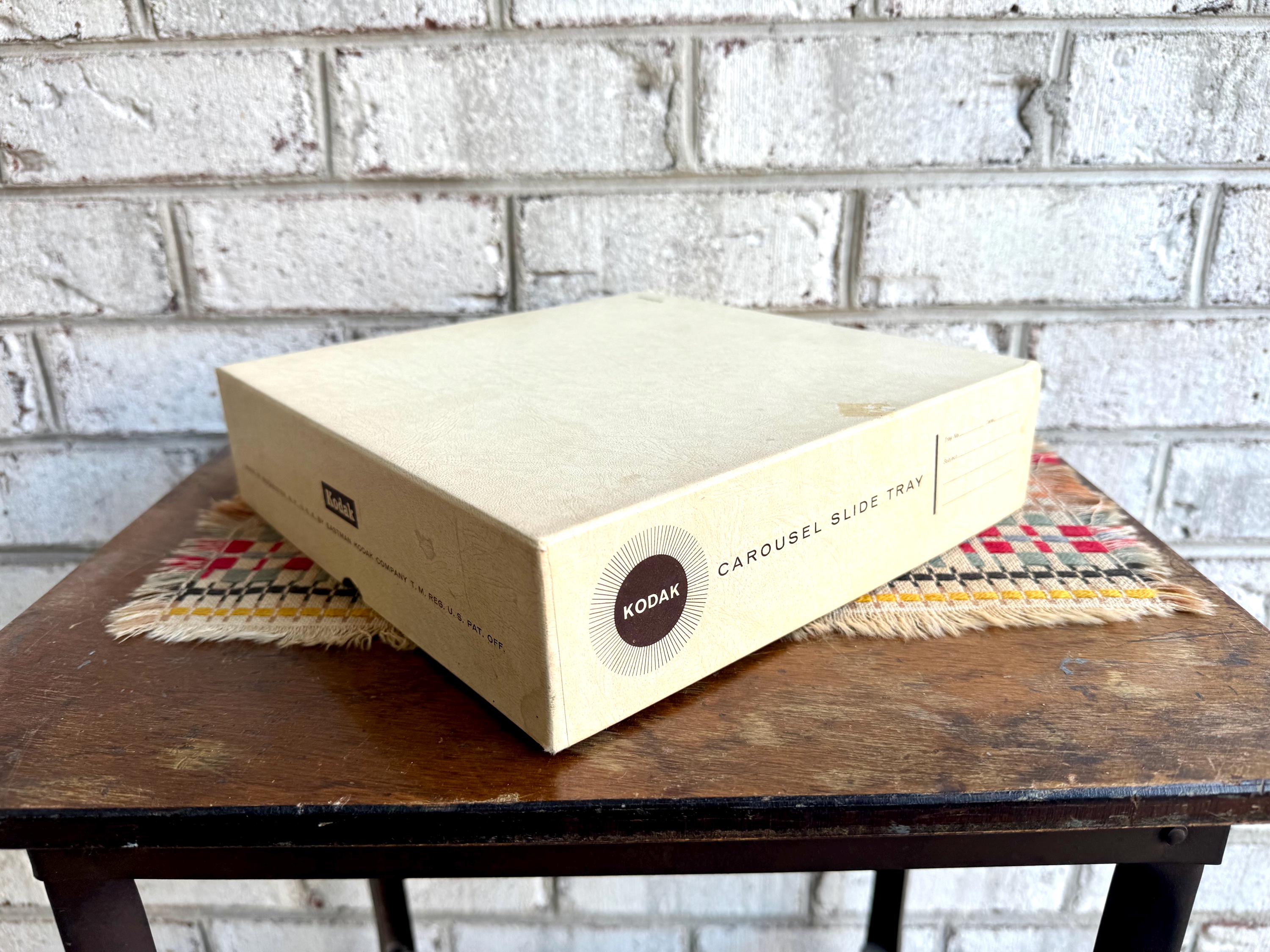 Kodak Carousel Slide Tray | Kodak Slide Projector Slide Tray | Kodak Rotating Slide Tray in Original Box | Photo Slide Storage | (3 avail.)
