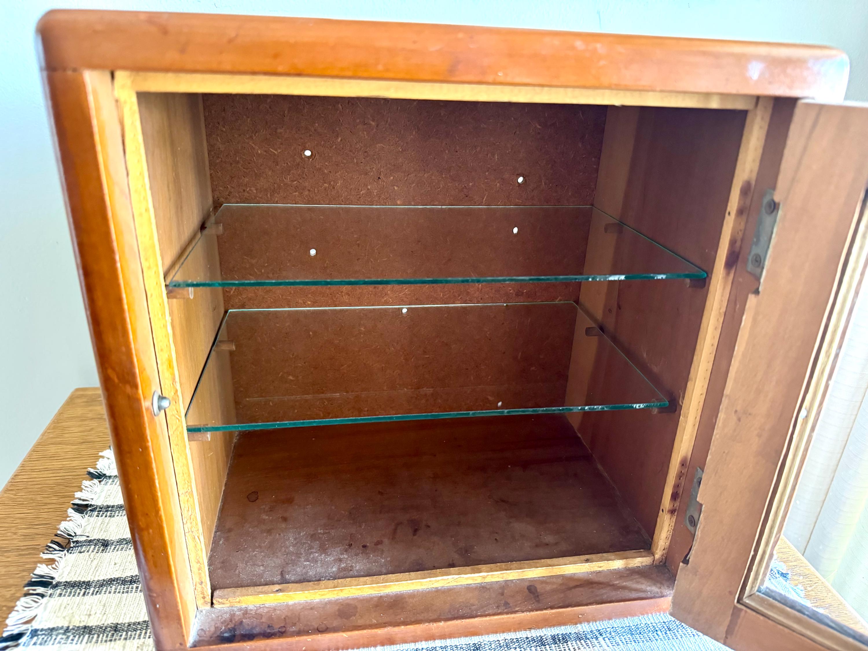 Wooden Medical Sterilizer Cabinet | Wood Sterilizer Cabinet | Vintage Display Cabinet | Medical Cabinet | Barber Cabinet | Sterilizer Wood Cabinet