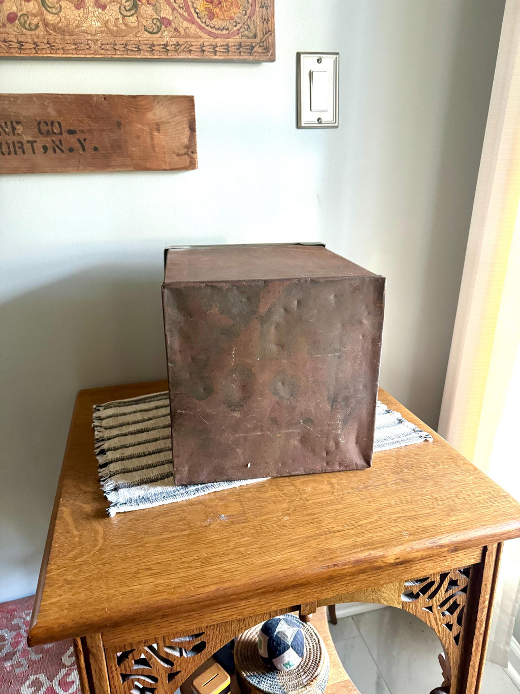 Vintage Nabisco Store Display Box | National Biscuit Company Bakers Display Box | Glass Door Nabisco Tin Display Box
