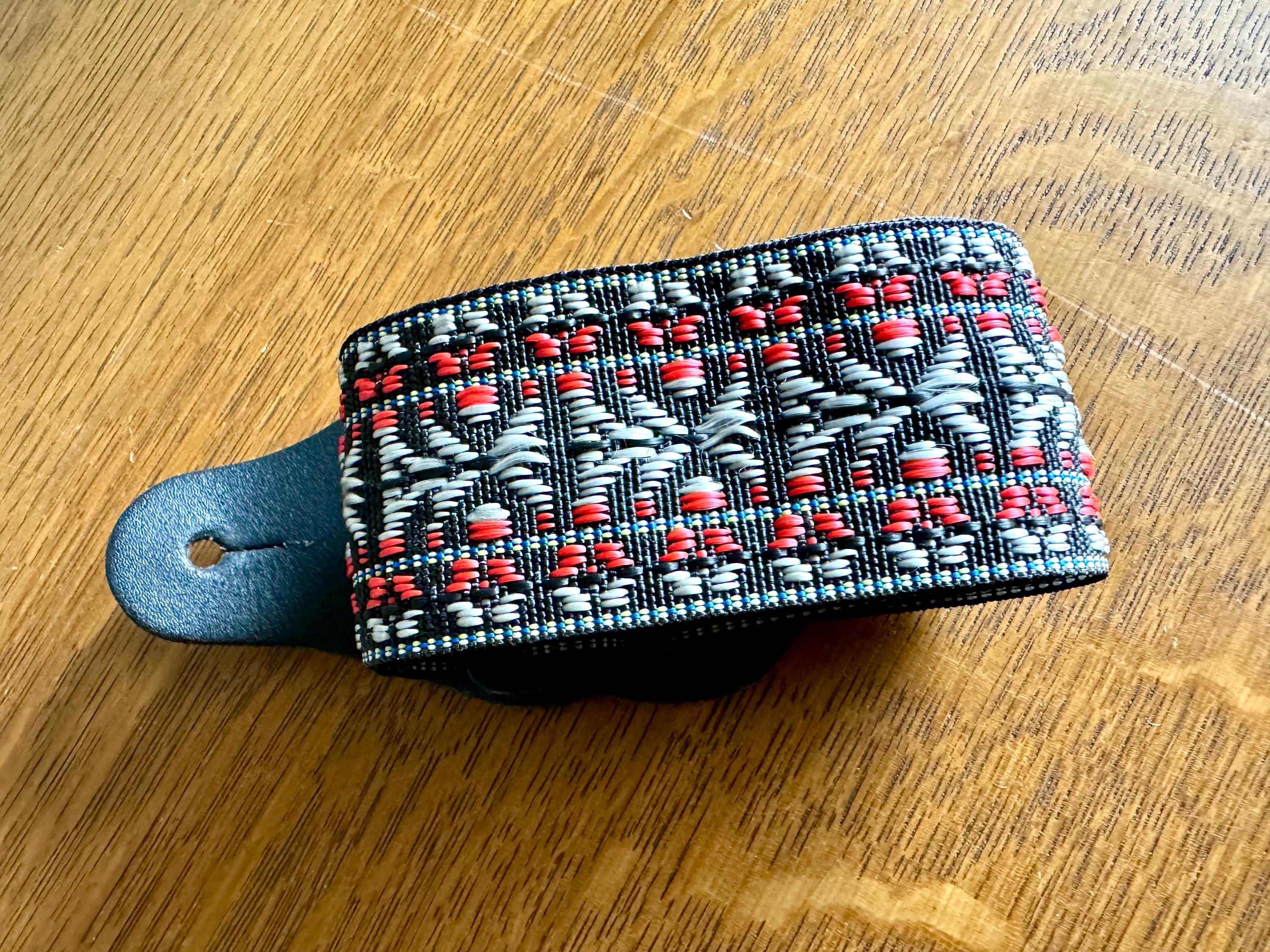 Fort Bryan Boho Woven Guitar Strap | Vtg Bohemian Style Fort Bryan Guitar Strap | Retro Guitar Strap | Fort Bryan Instrument Strap