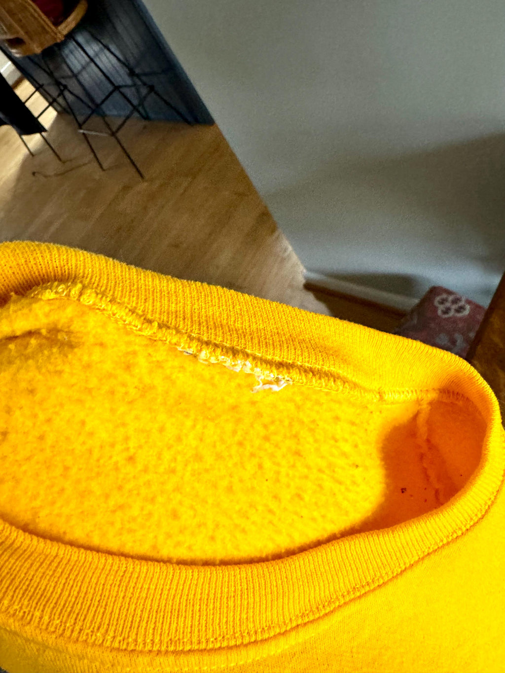 Vtg 1960's Style Yellow WMCA Good Guy Sweatshirt | Vtg WMCA Good Guy Yellow Crewneck Sweatshirt | New York Radio Station Sweatshirt