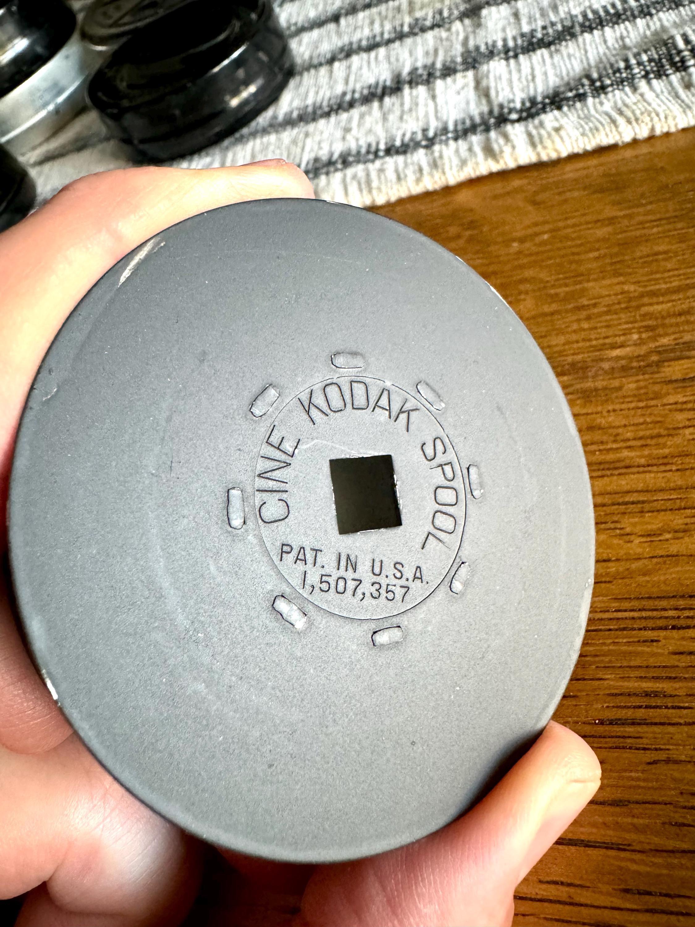 Vtg Kodak Film Reels and Canisters | Small Black Eastman Kodak Film Reels and Canisters | 11 Reels and 7 Canisters | Kodak Film Reels