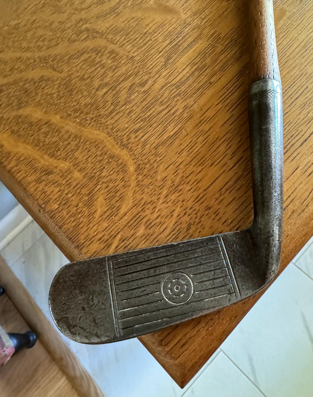 Vtg Hickory Shaft Putter | Wilson Aim Rite Hickory Putter | Wooden Shaft Putter | Antique Wood Putter | Bob Lee Donald Signed Putter
