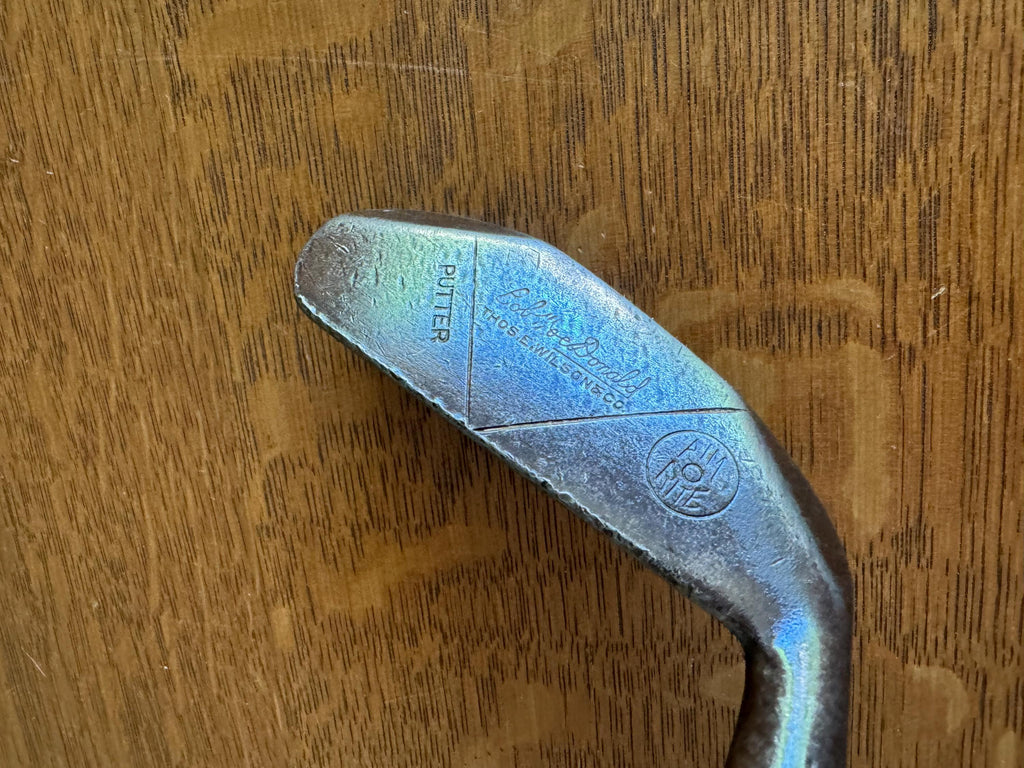 Vtg Hickory Shaft Putter | Wilson Aim Rite Hickory Putter | Wooden Shaft Putter | Antique Wood Putter | Bob Lee Donald Signed Putter
