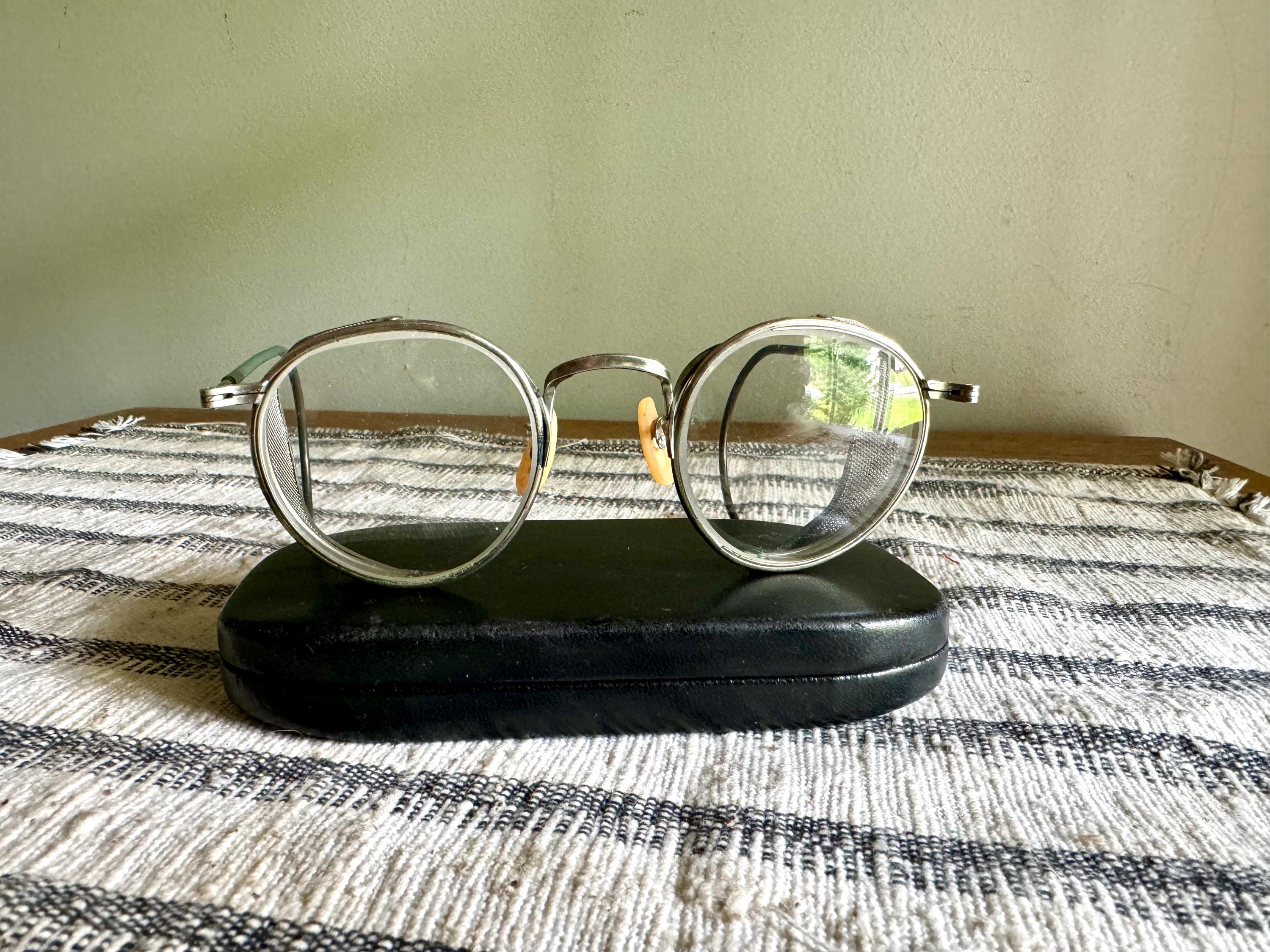 Vintage Pair Of 1950's B & L Ful-Vue 23 Safety Eyeglasses | Bausch and Lomb Safety Eyewear| Safety Eye Glasses| Bausch and Lomb Work Glasses