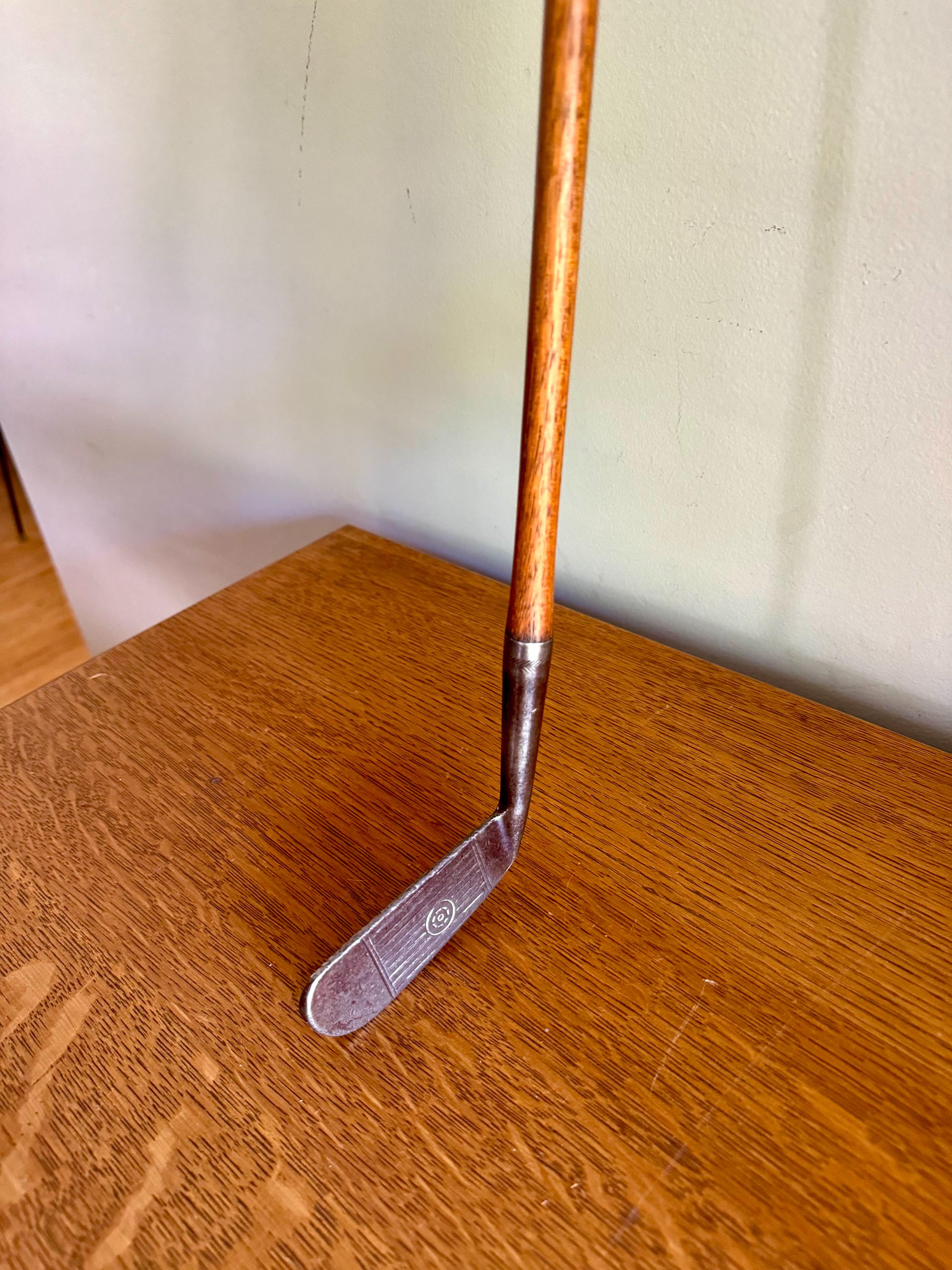 Vtg Hickory Shaft Putter | Wilson Aim Rite Hickory Putter | Wooden Shaft Putter | Antique Wood Putter | Bob Lee Donald Signed Putter