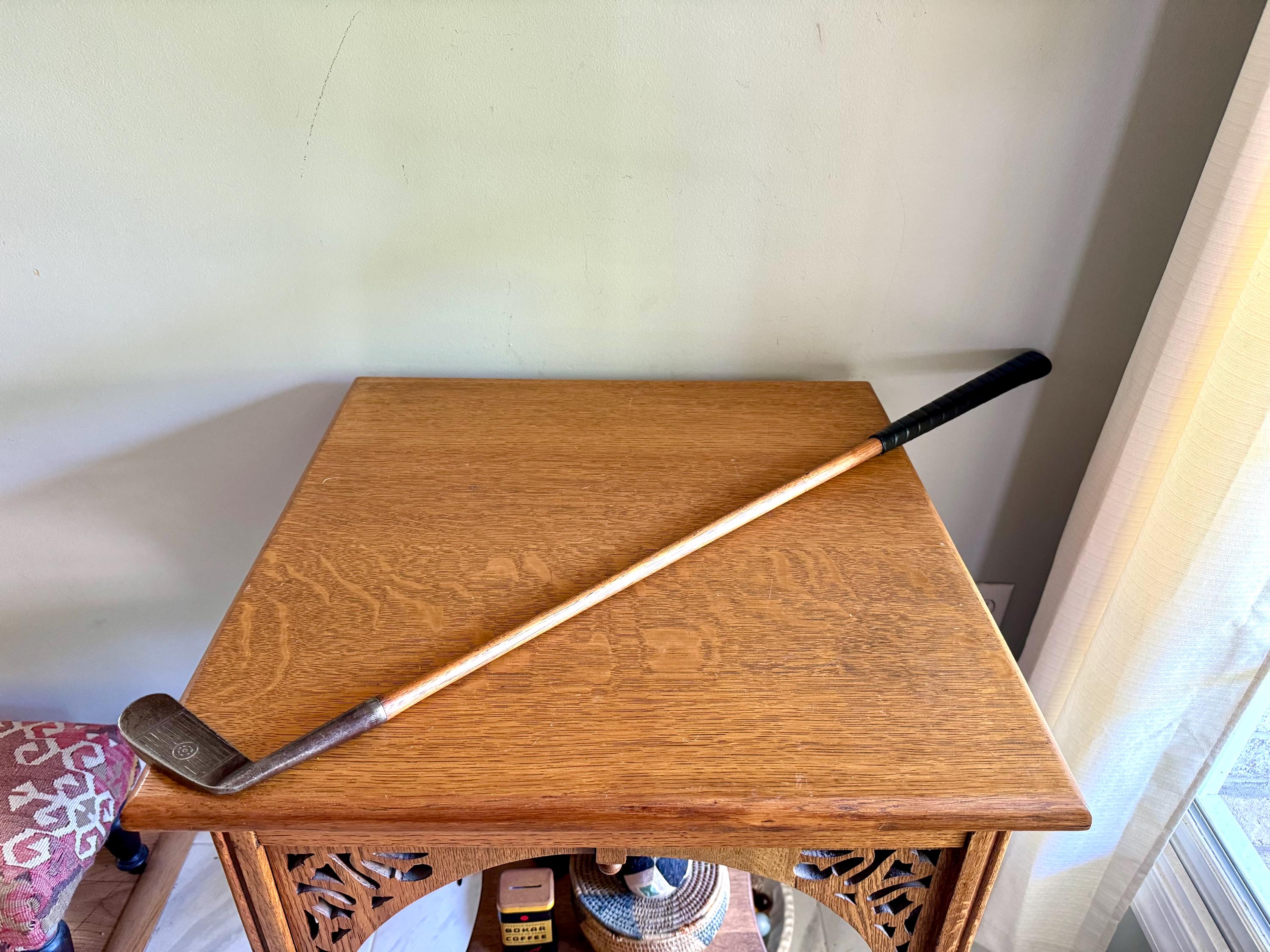 Vtg Hickory Shaft Putter | Wilson Aim Rite Hickory Putter | Wooden Shaft Putter | Antique Wood Putter | Bob Lee Donald Signed Putter