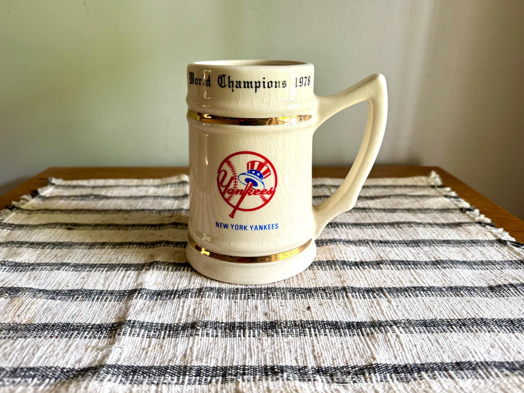 Vtg Lewis Bros. New York Yankees 1978 World Series Champions Mug | New York Yankees 1978 Champions Mug | Yankees 1978 Champions Beer Stein