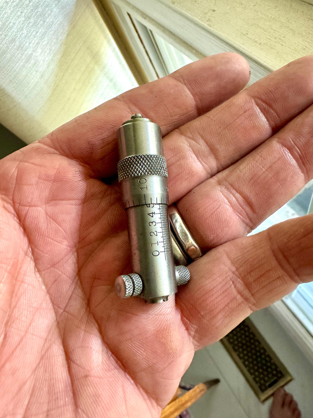 Vintage Starrett Inside Depth Micrometer l L.S. Starrett Inside Depth Micrometer Set | Antique Machinist Tool | Starrett Machinist Depth Set