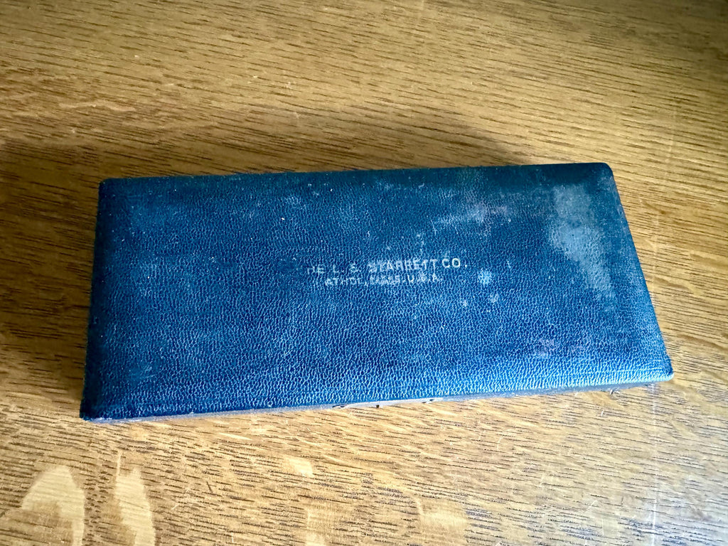 Vintage Starrett Inside Depth Micrometer l L.S. Starrett Inside Depth Micrometer Set | Antique Machinist Tool | Starrett Machinist Depth Set
