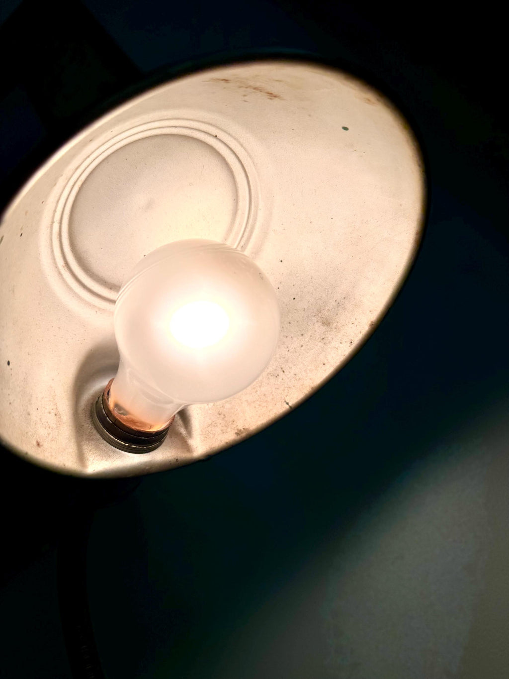 Vintage Eagle Goose Neck Lamp | Industrial Adjustable Desk Lamp | Eagle Cast Iron Desk Lamp | Distressed Metal Desk Lamp | Rustic Desk Lamp