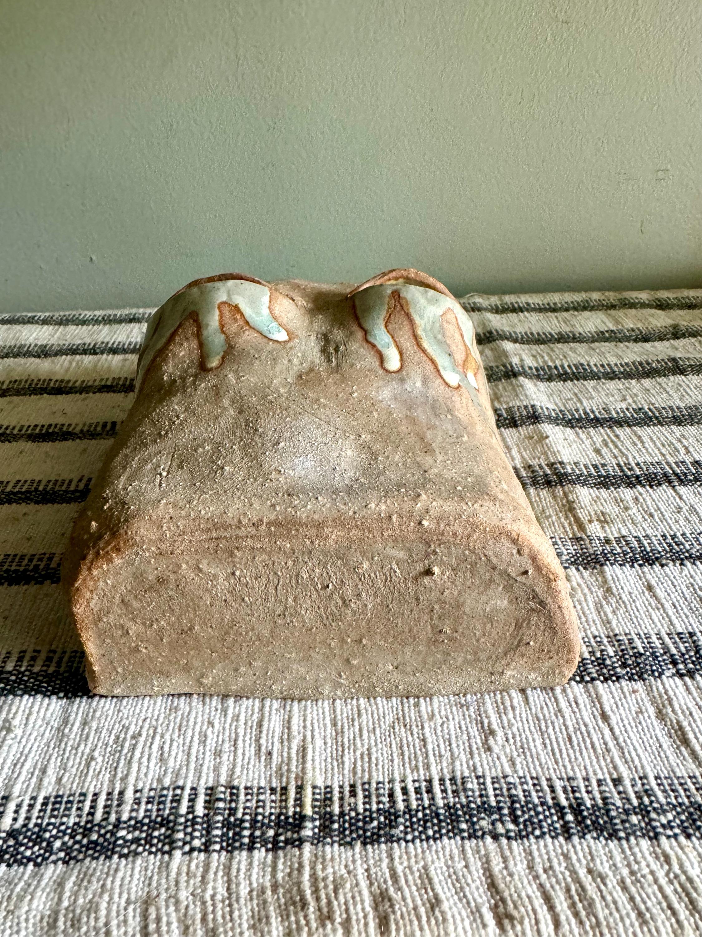 Handmade Pottery Face Wall Vase | Unique Wall Clay Face Vase | Hand Sculpted Abstract Face Vessel| Clay Wall Planter| Unique Pocket Vase Art