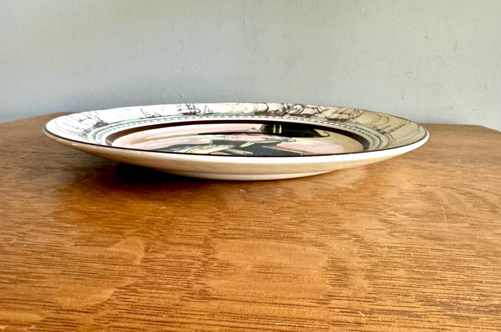 A Royal Doulton Collectible Plate | "The Admiral" Royal Doulton Series Plate | The Professionals Seriesware Collectible Plate