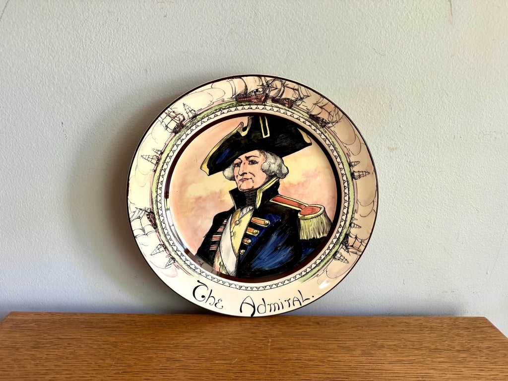 A Royal Doulton Collectible Plate | "The Admiral" Royal Doulton Series Plate | The Professionals Seriesware Collectible Plate