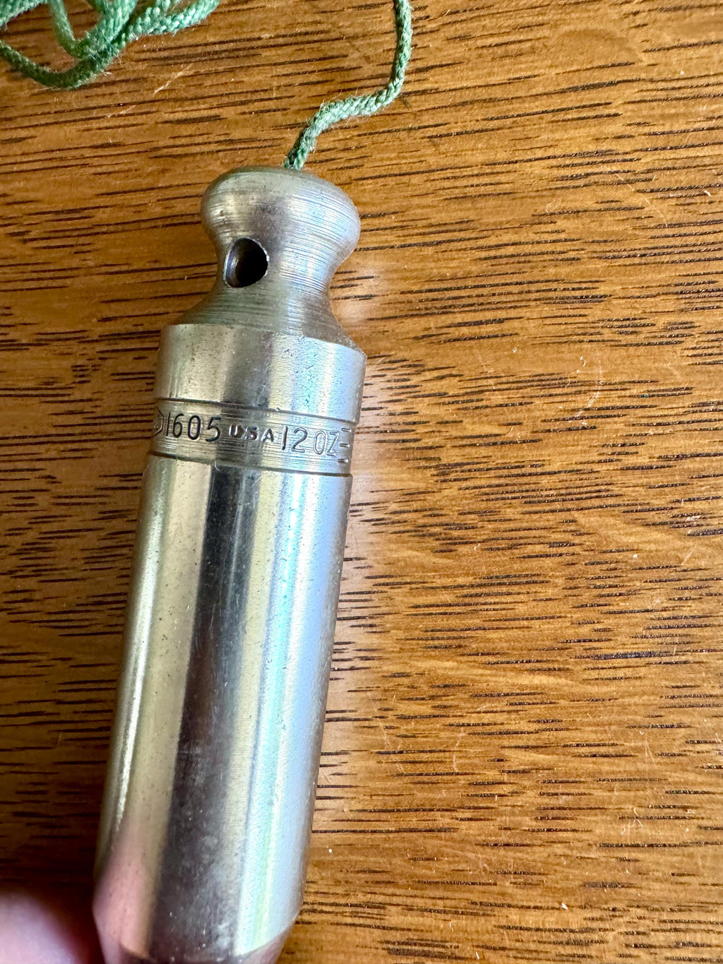 Vtg P & C Plumb Bob | P and C 1605 Plumb Bob | 12 oz.Plumb Bob | Carpenter's Tool