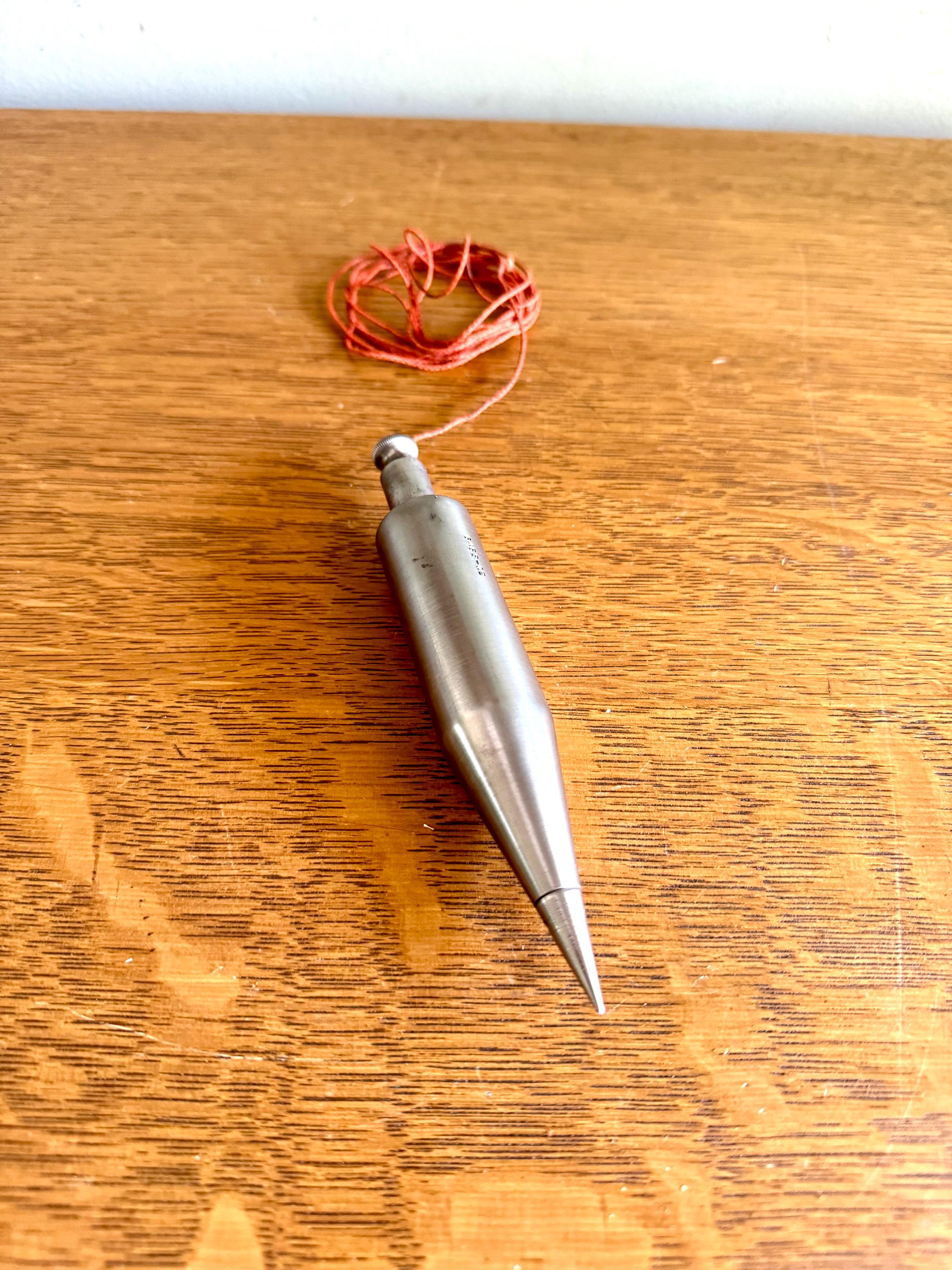 Vtg 12 Ounce Plumb Bob | 6483-12 Plumb Bob | 12 oz.Plumb Bob | Carpenter's Tool