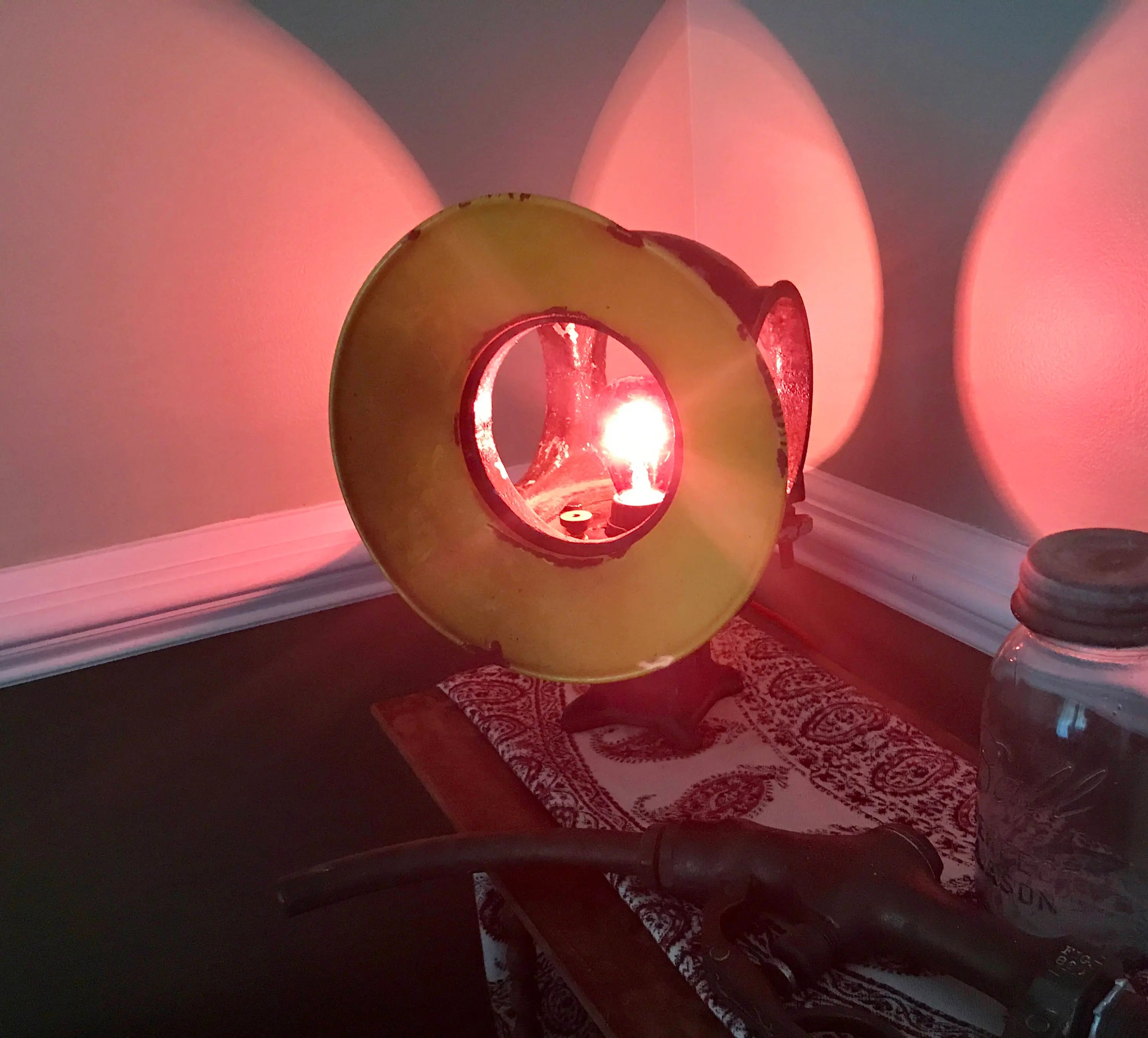 Rustic Railroad Signal Light | Upcycled Railroad Lamp | Steampunk Lamp | Railroad Decor Light | Vintage Railroad Switch Lantern | Repurposed