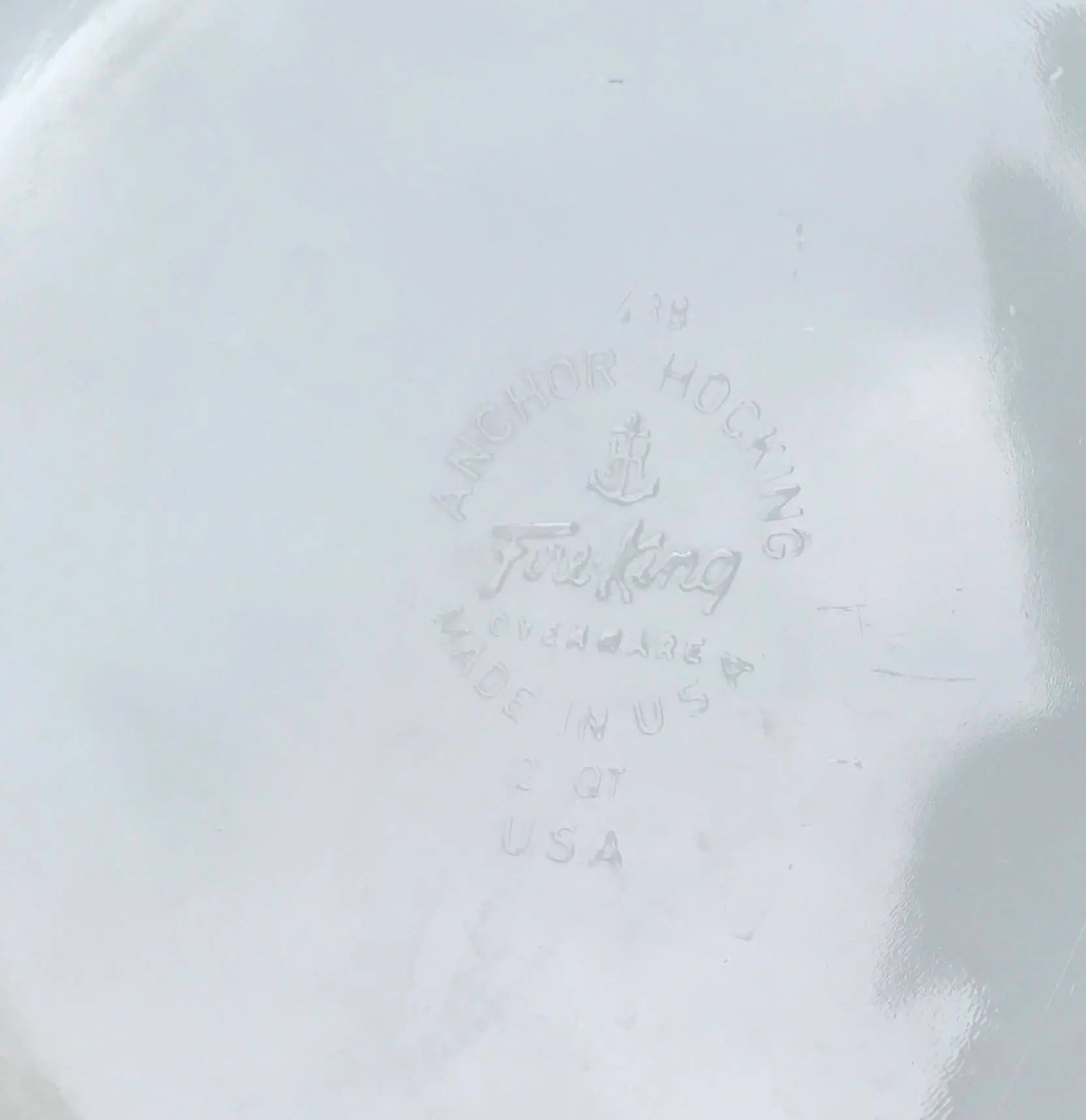 Vtg Anchor Hocking Casserole Dishes | Fire King Milk Glass Dishes | 1 & 2 Quart Casserole Dishes | Blue Corn Flowers and Sunflowers Dish