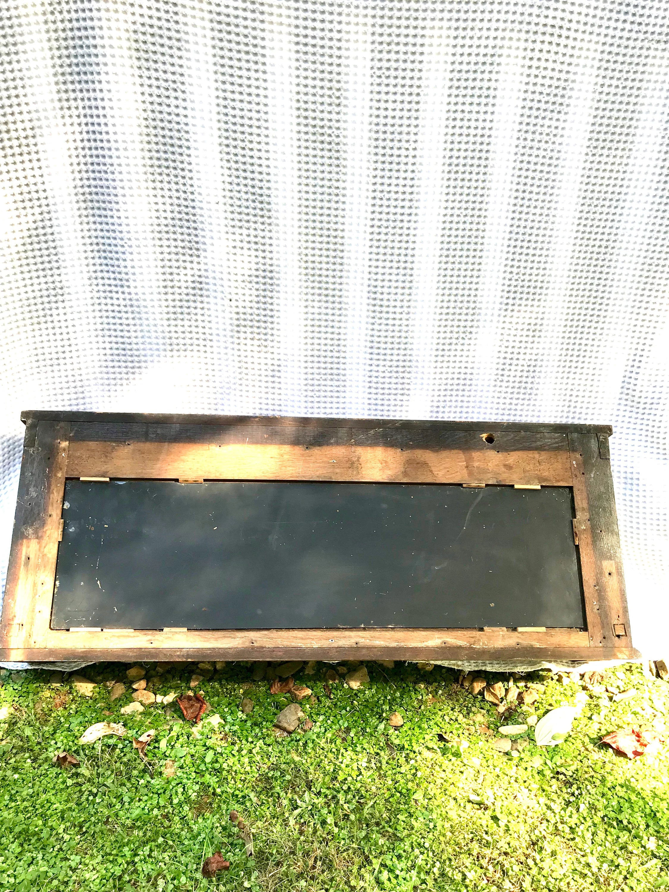 Antique Wooden Mantel with Mirror | Mantel with Corbels | Beveled Mirror | Antique Shelf with Mirror | Fireplace Mantel | Antique Headboard