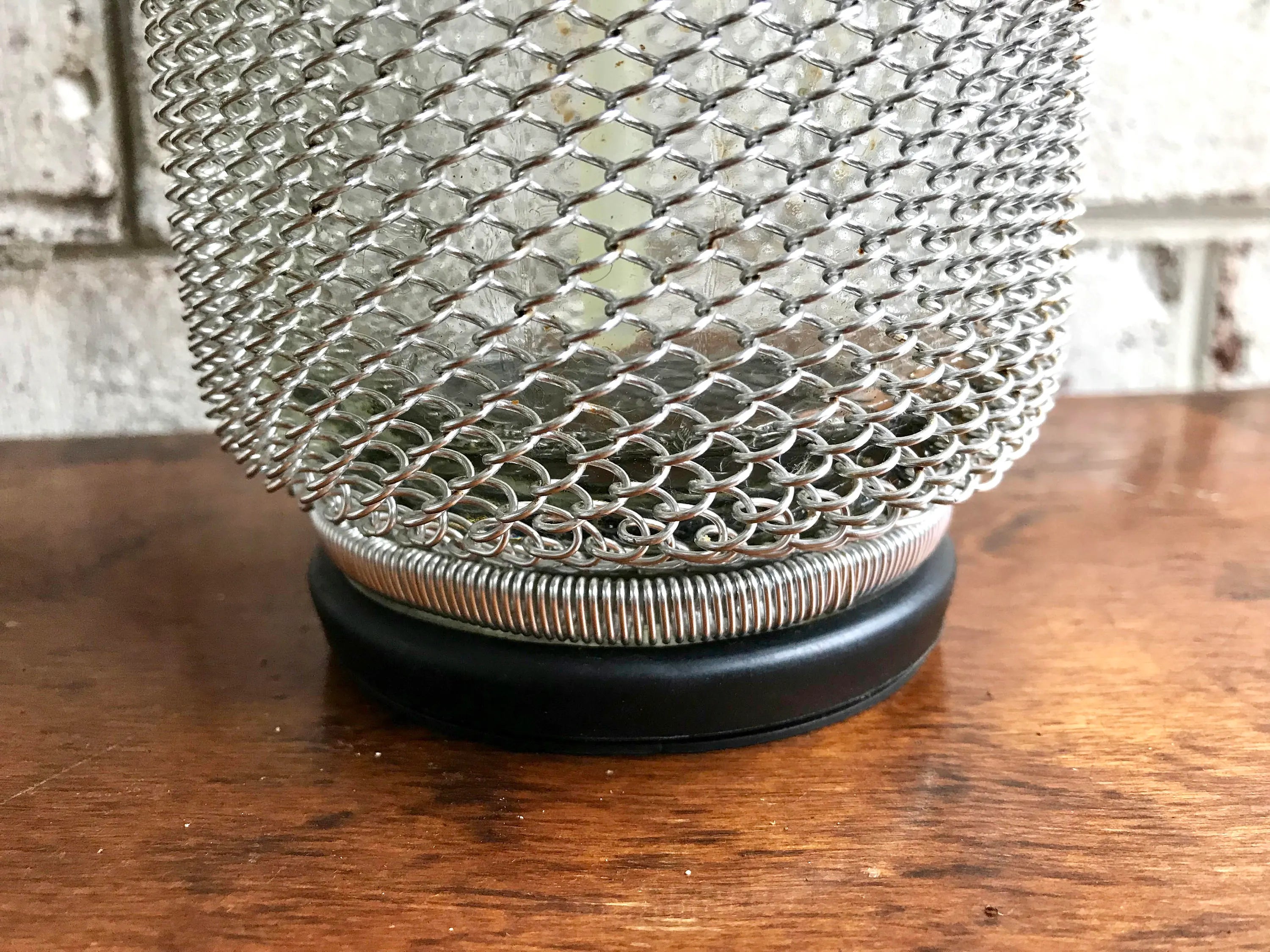 Czech Syphon Seltzer Bottle | Retro Bar Decor | Soda Syphon | Metal Mesh Seltzer Bottle | Mad Men Decor | Retro Barware |