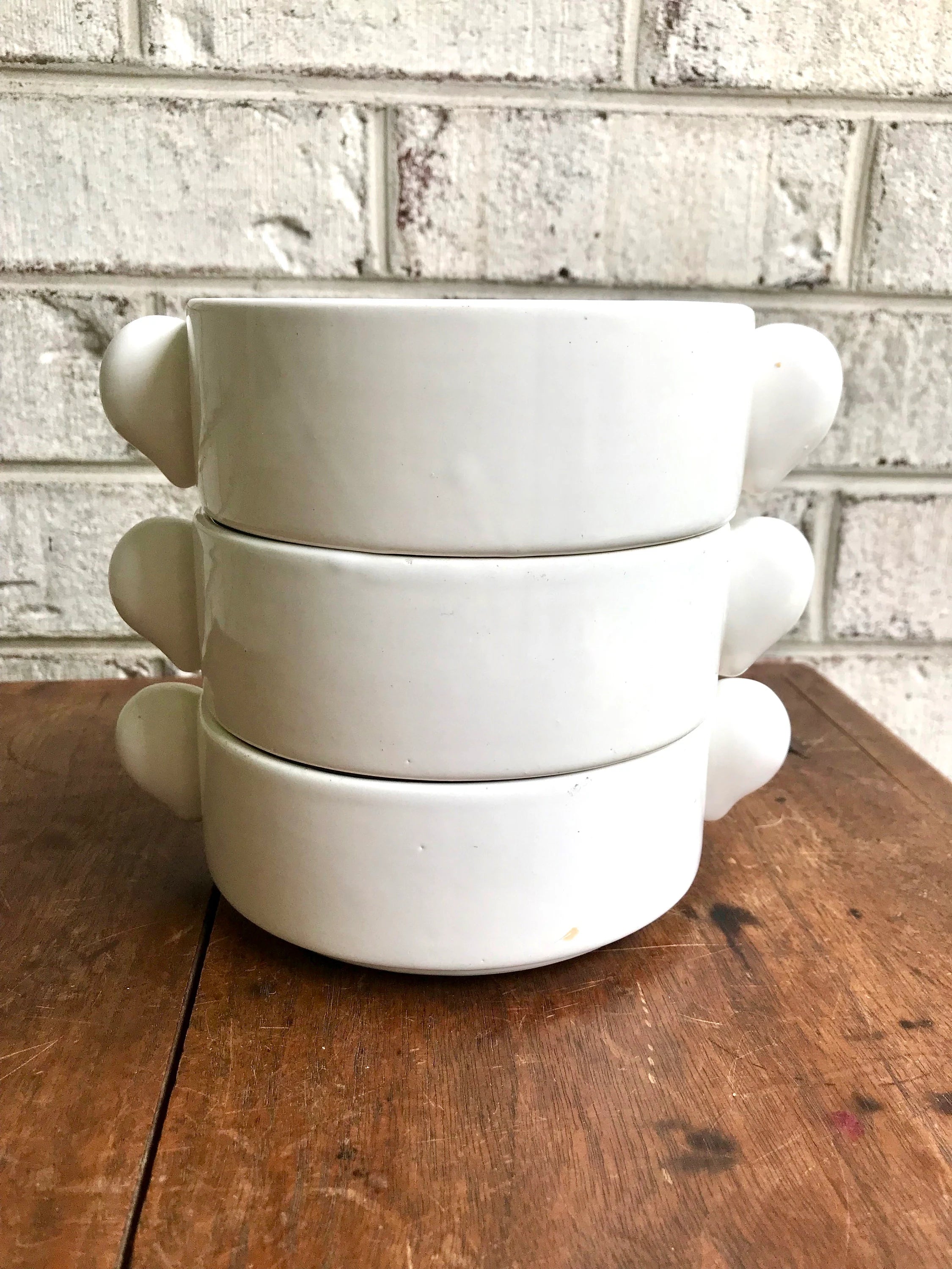 Vtg Children Soup Bowls | Three Piroceramica Soup Bowls | Fun Face Bowls | Oversized Mugs | Ice Cream Bowls | Cereal Bowls