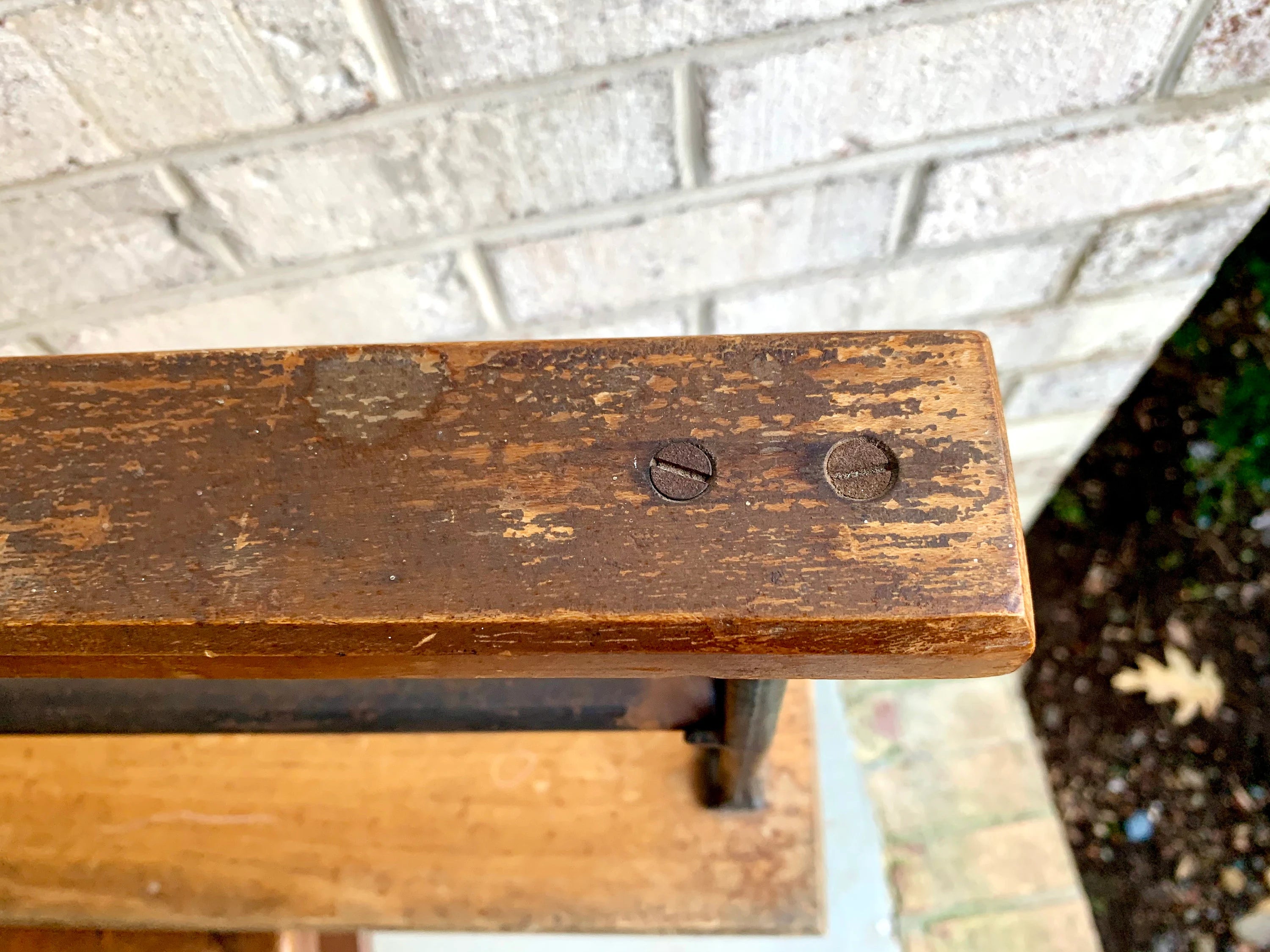 Cast Iron and Wood Paper Roll Holder | Paper Roll Holder | Packing Paper Holder | Wrapping Paper Holde