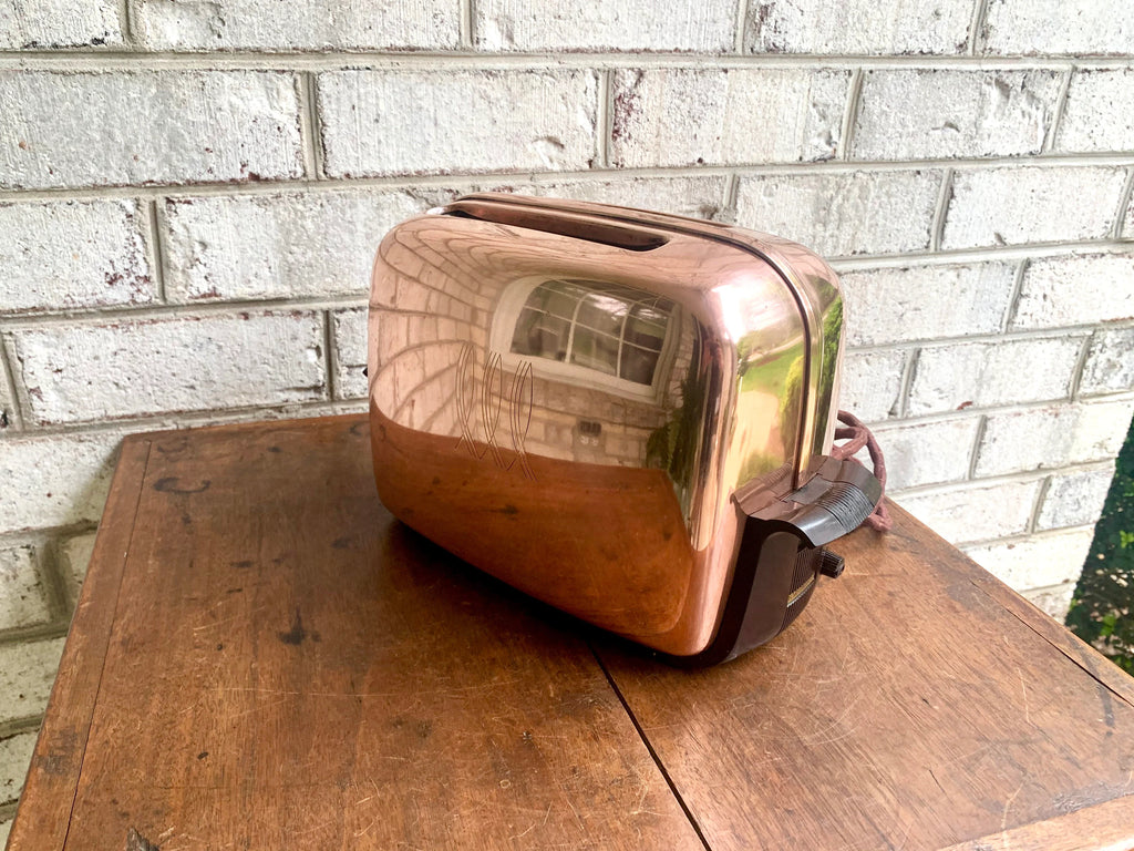 Vintage Rare Copper Toastmaster 1B14 Toaster | Copper Art Deco Toaster | Collectible Toaster