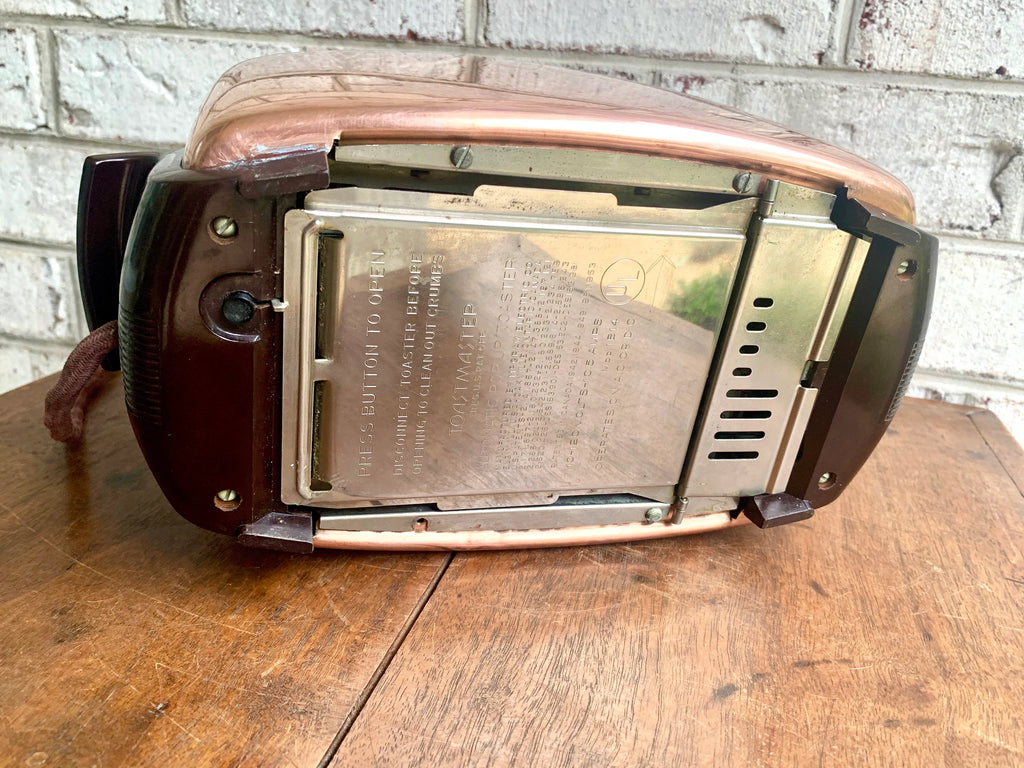 Vintage Rare Copper Toastmaster 1B14 Toaster | Copper Art Deco Toaster | Collectible Toaster